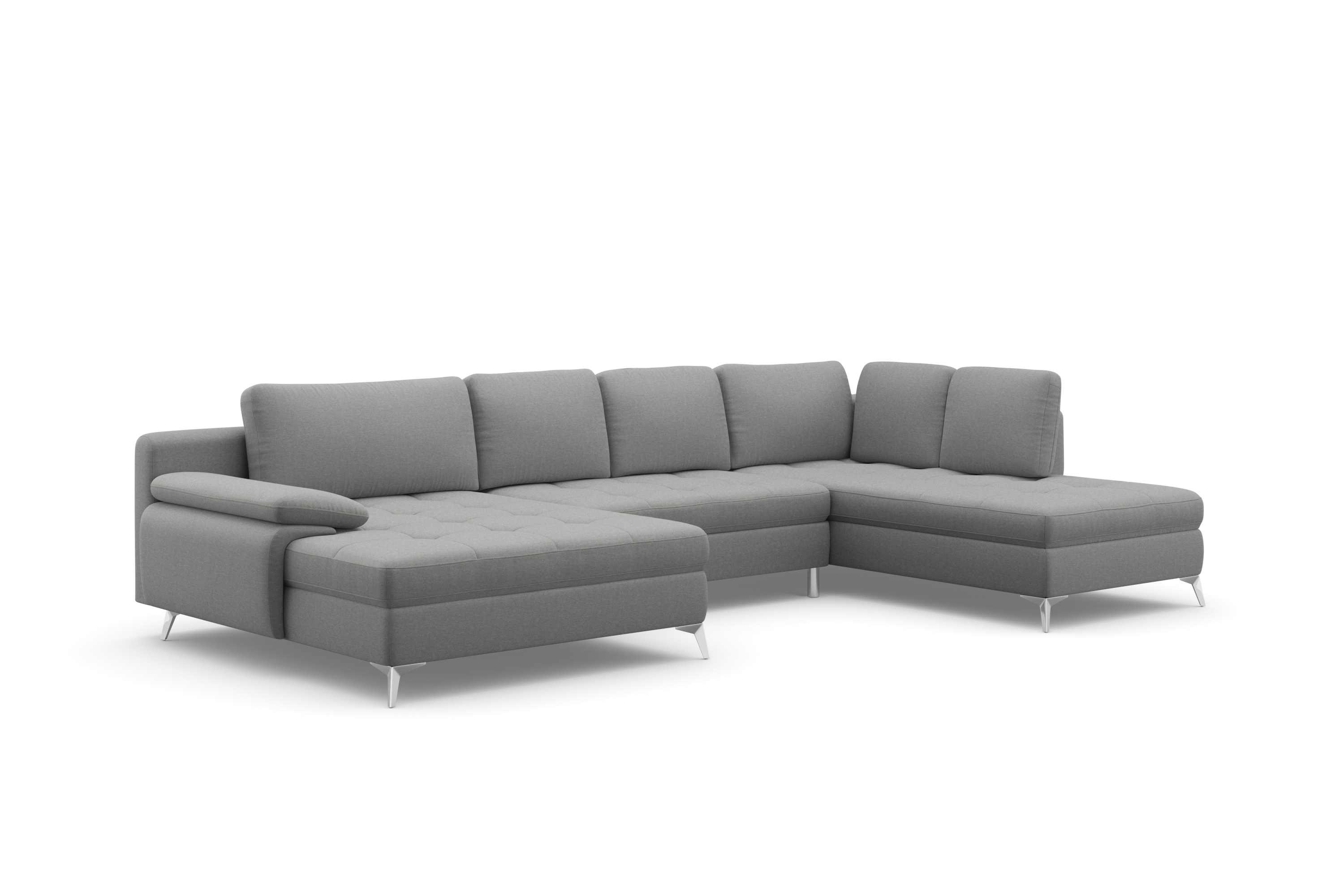 Thumbnail - sit&more Wohnlandschaft "Latigo U-Form" mit Mega-Recamiere, wahlweise mit Bettfunktion und Bettkasten