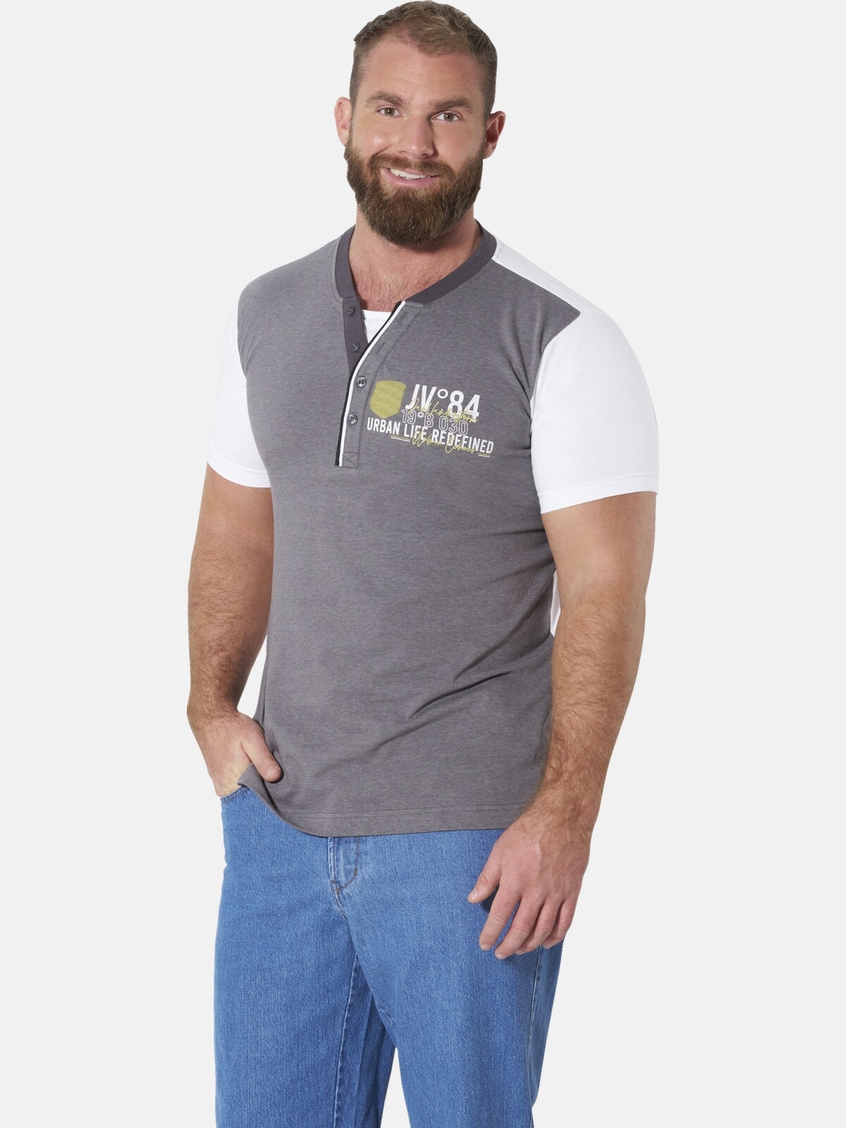 Jan Vanderstorm T-Shirt "T-Shirt IVERSEN"
