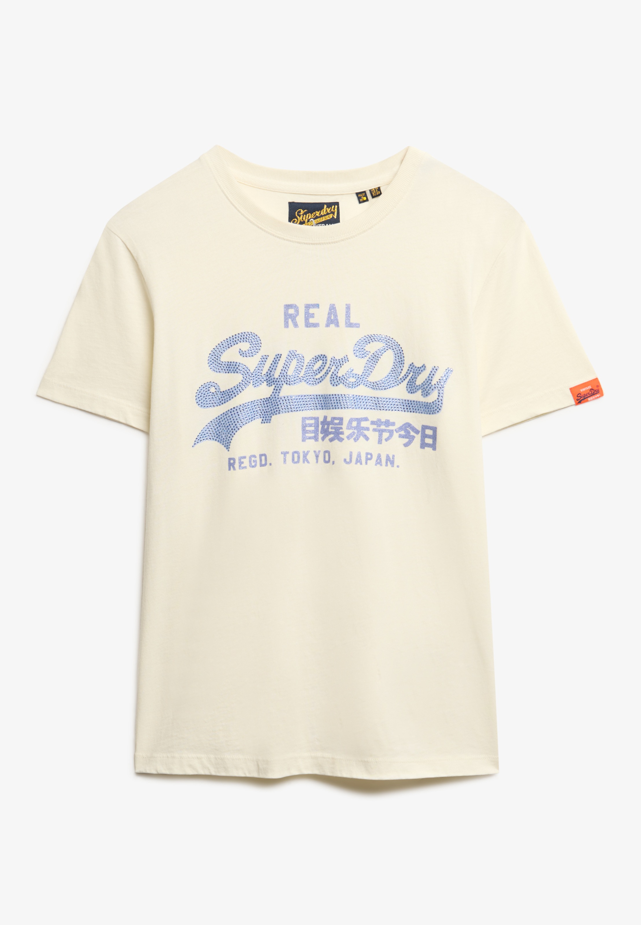 Superdry Kurzarmshirt »VL RHINESTONE SLIM TEE«