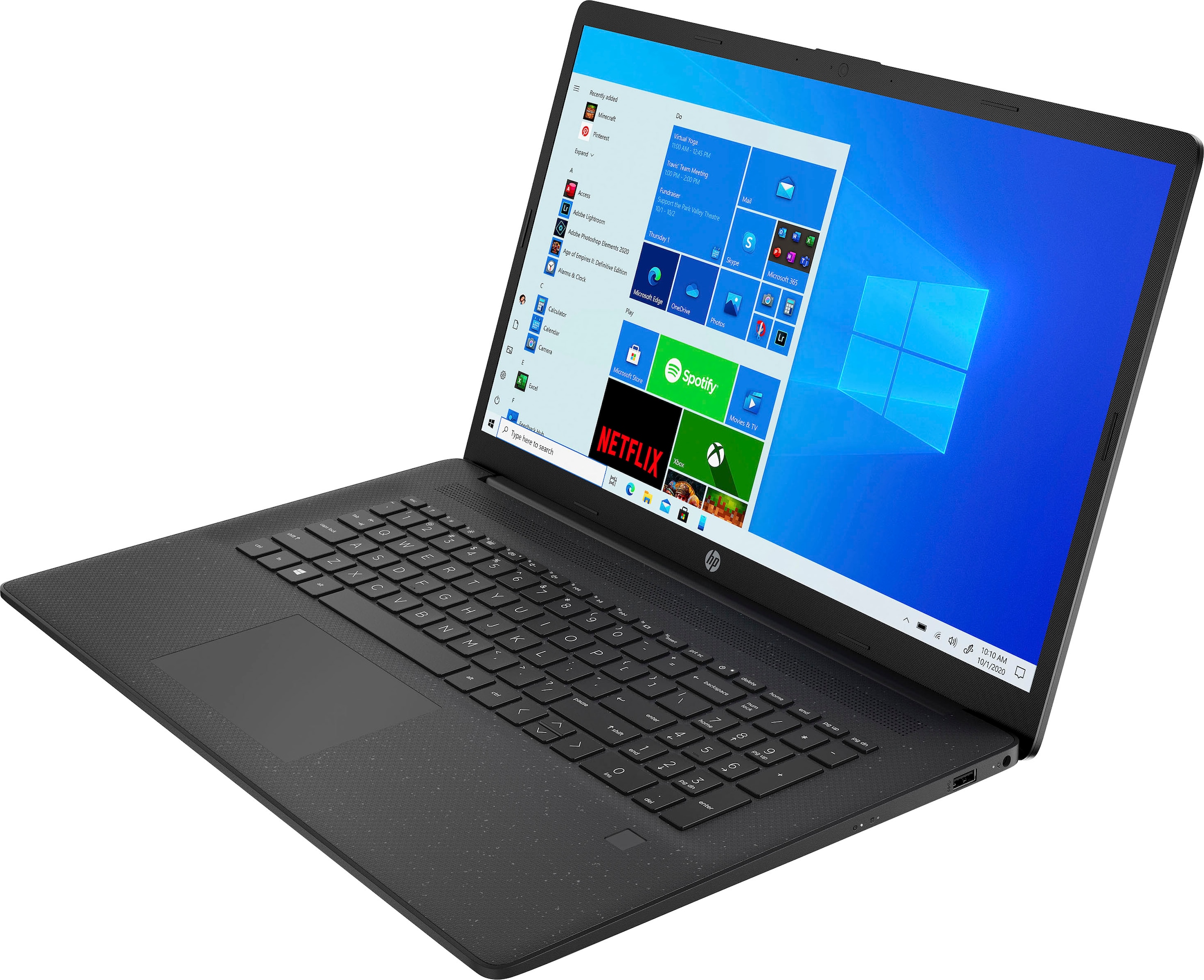 HP Notebook »17-cn0212ng«, 43,9 cm, / 17,3 Zoll, Intel, Pentium Silber, UHD  Graphics 605, 256 GB SSD | BAUR
