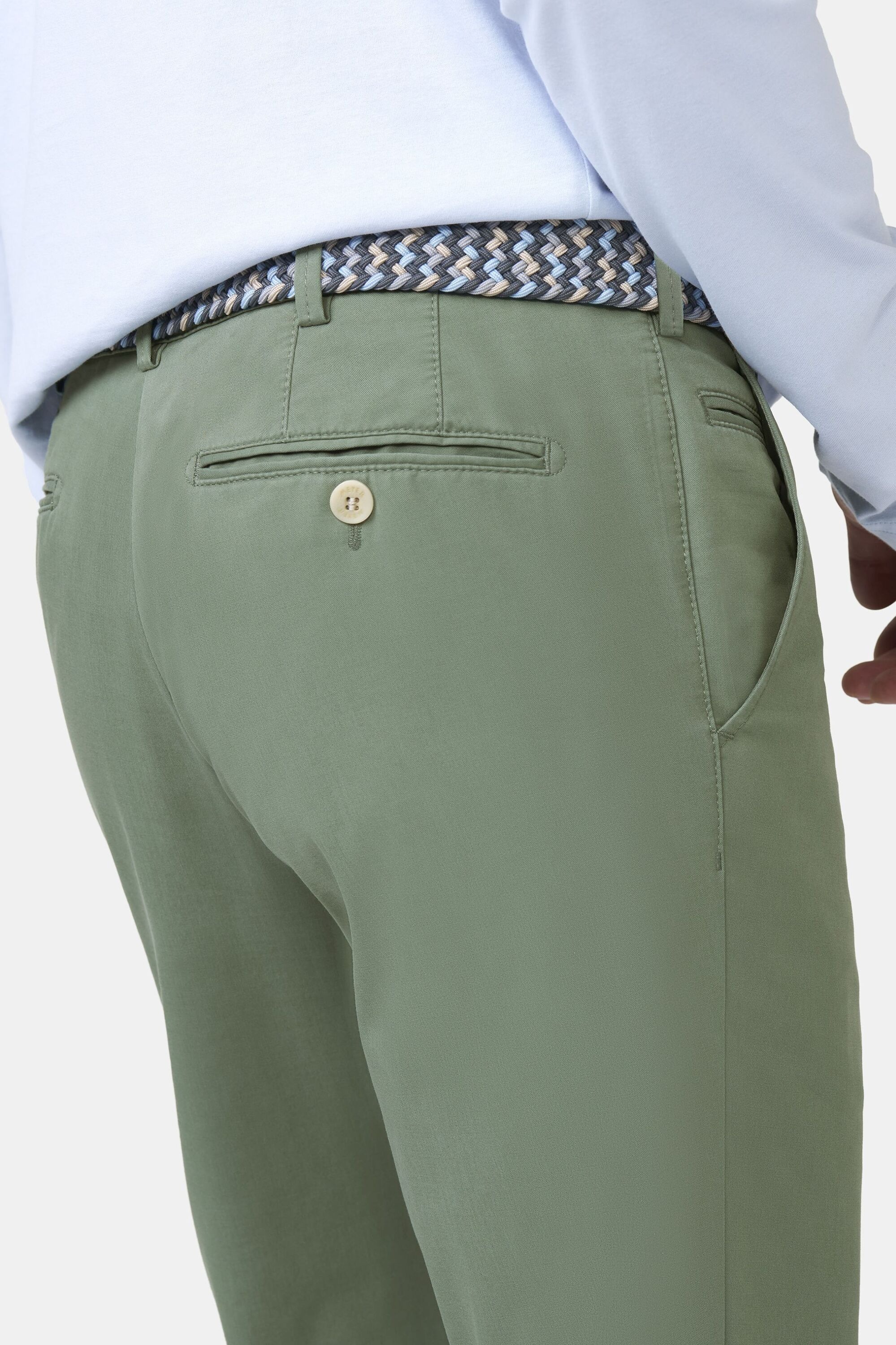 MEYER Bonn 1-8079 Chinos Green 30 3