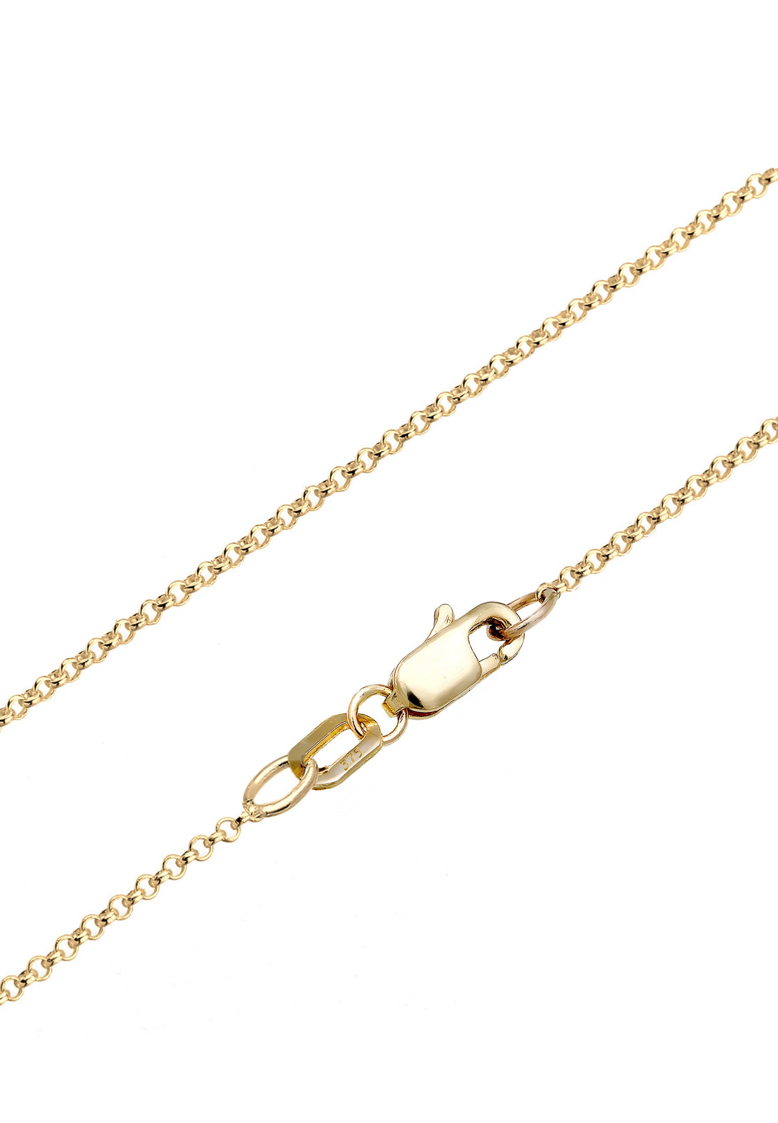Elli Premium Collierkettchen »Mondstein Labradorit 375 Gelbgold«