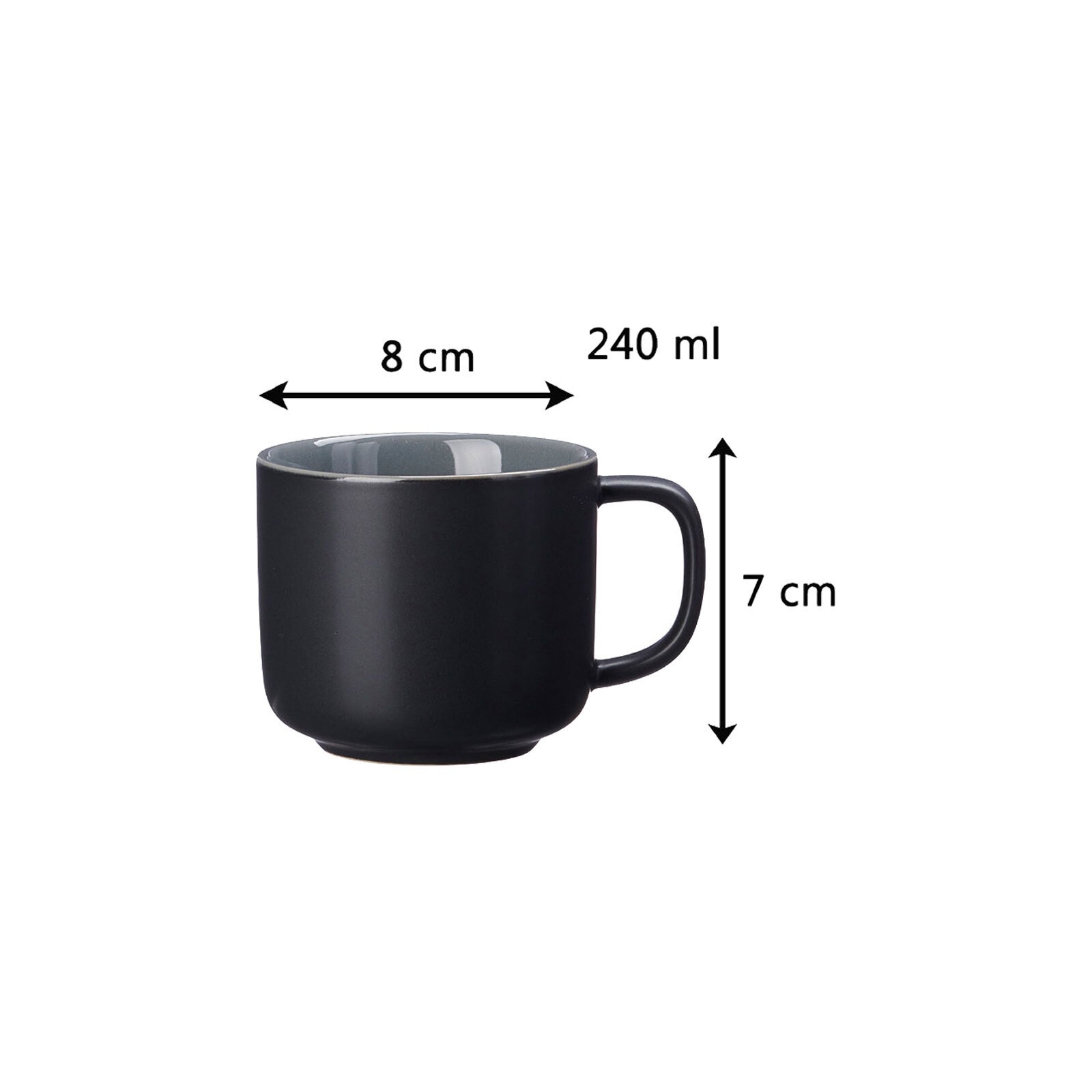 Ritzenhoff & Breker Tasse "Kaffeetasse mit Untertasse Jasper 240 ml" günstig online kaufen
