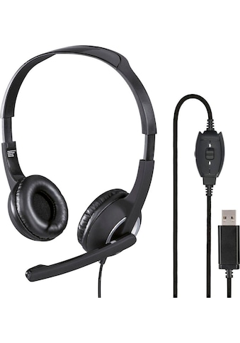 Hama PC-Headset »PC-Office-Headset "HS-USB250", Stereo, Schwarz Headset« kaufen