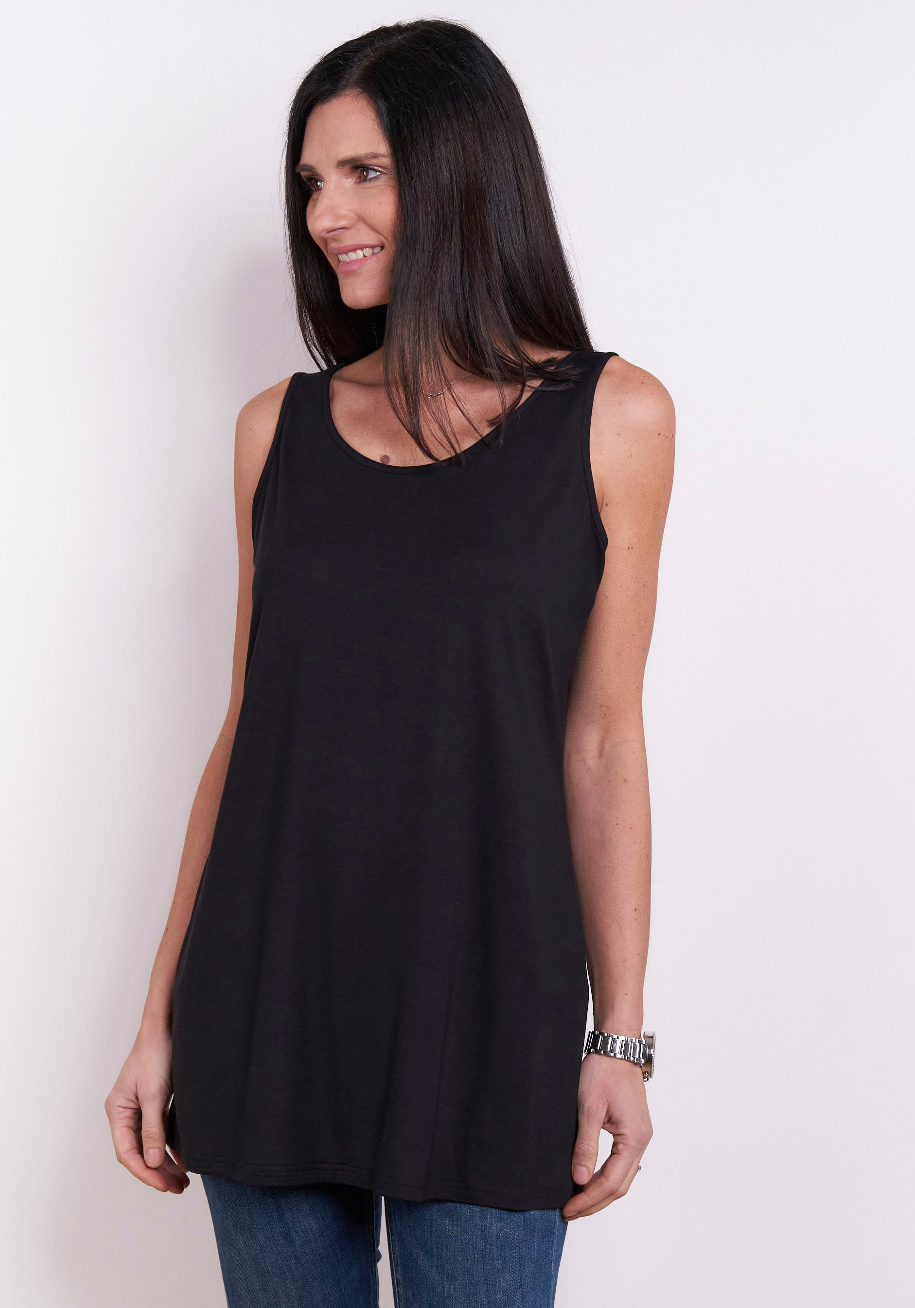 Seidel Moden Longtop Sommertop mit Viskose und Stretch - MADE IN GERMANY