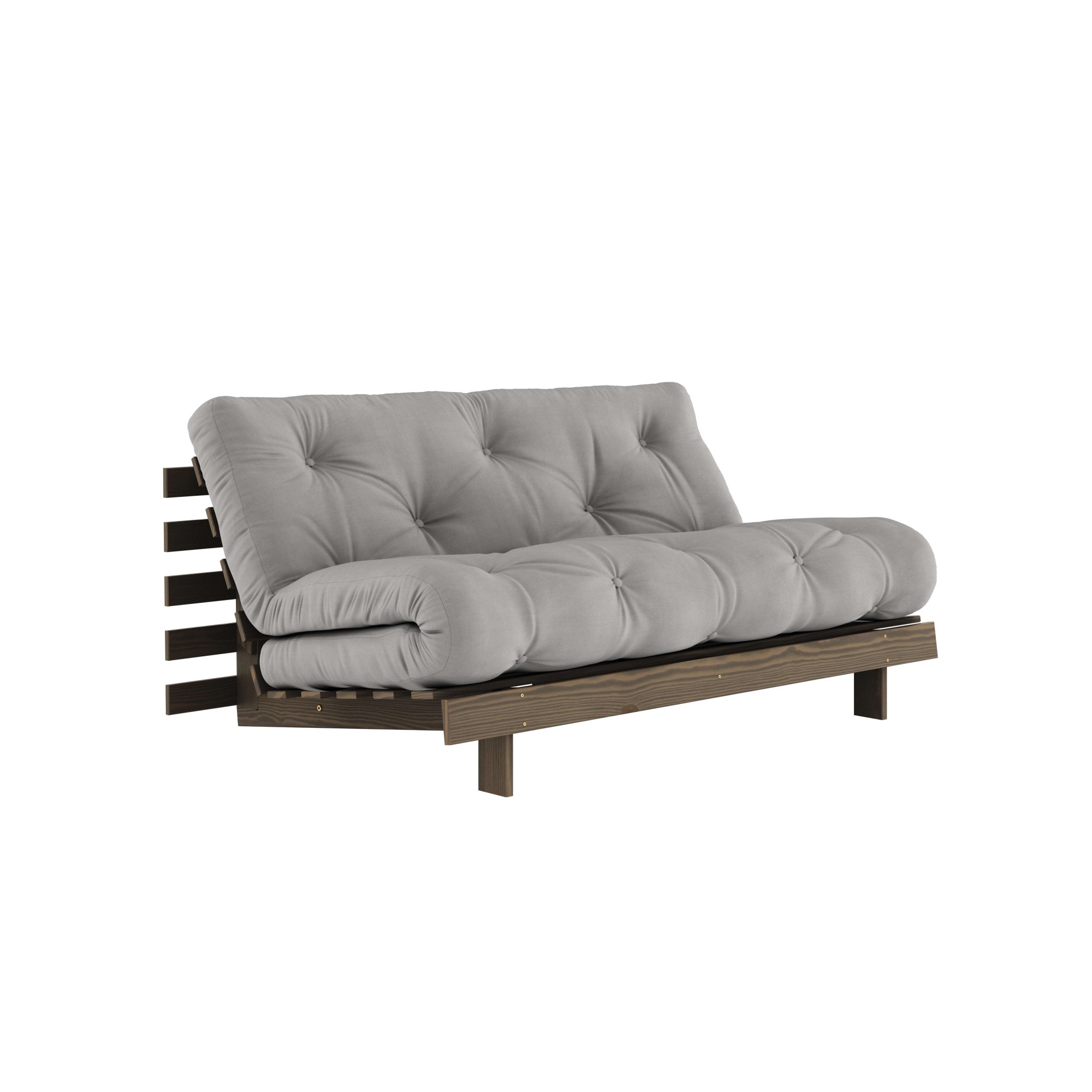 Karup Design Daybett "Roots Sofa Bed, Schlafsofa, Bettfunktion, FSC-Massivholz" Inkl. Futonmatratze, Made in Europe, langlebig, B: 140 oder 160 cm