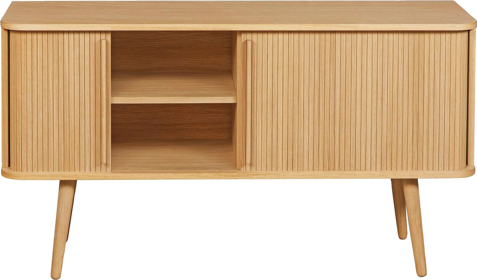 Woodman Sideboard »Rove«, besonderes Design, Breite 138 cm, mit Eichenholzfurnier