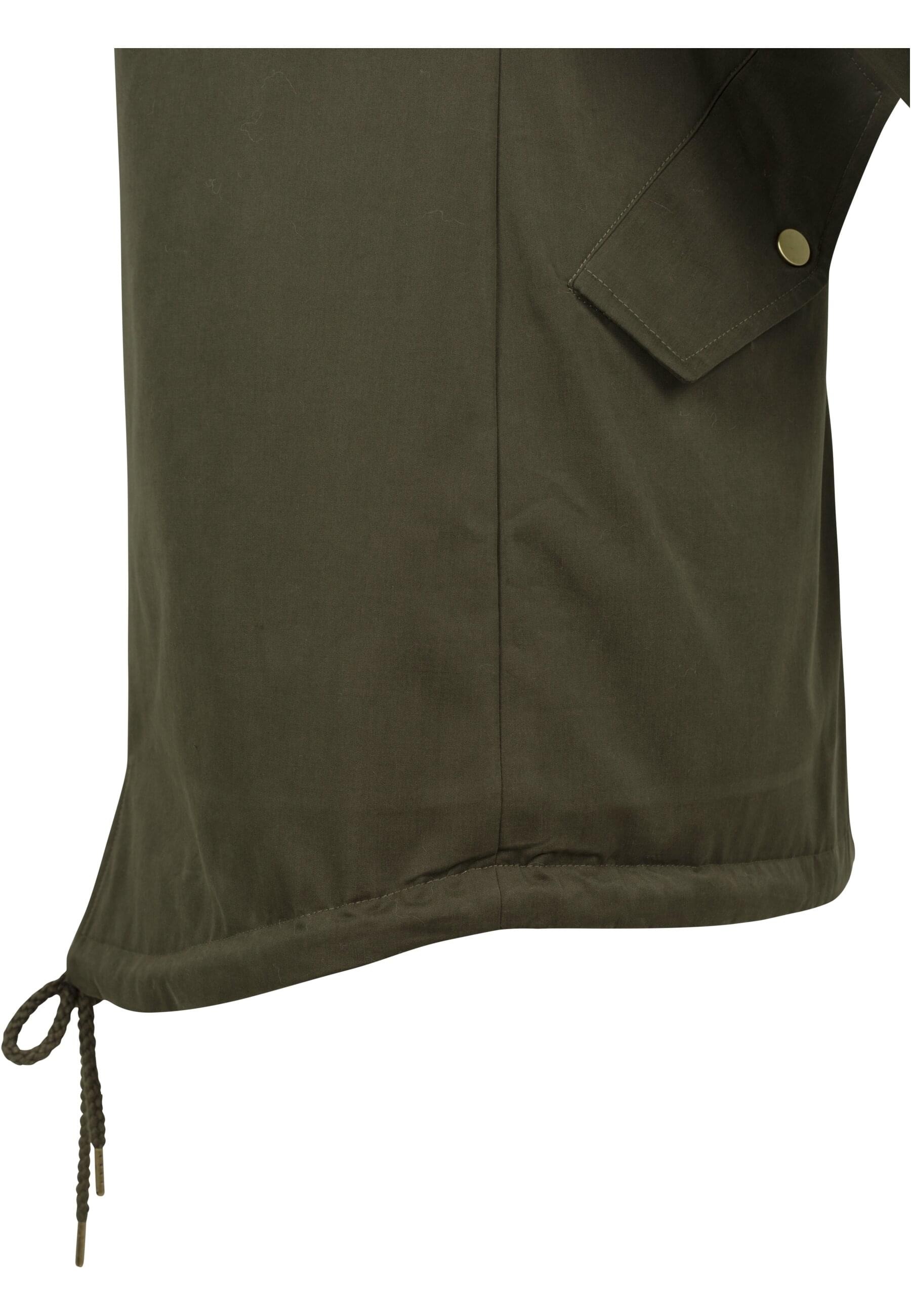 URBAN CLASSICS Parka »Urban Classics Damen Ladies Peached Teddy Lined Parka«, (1 St.), mit Kapuze