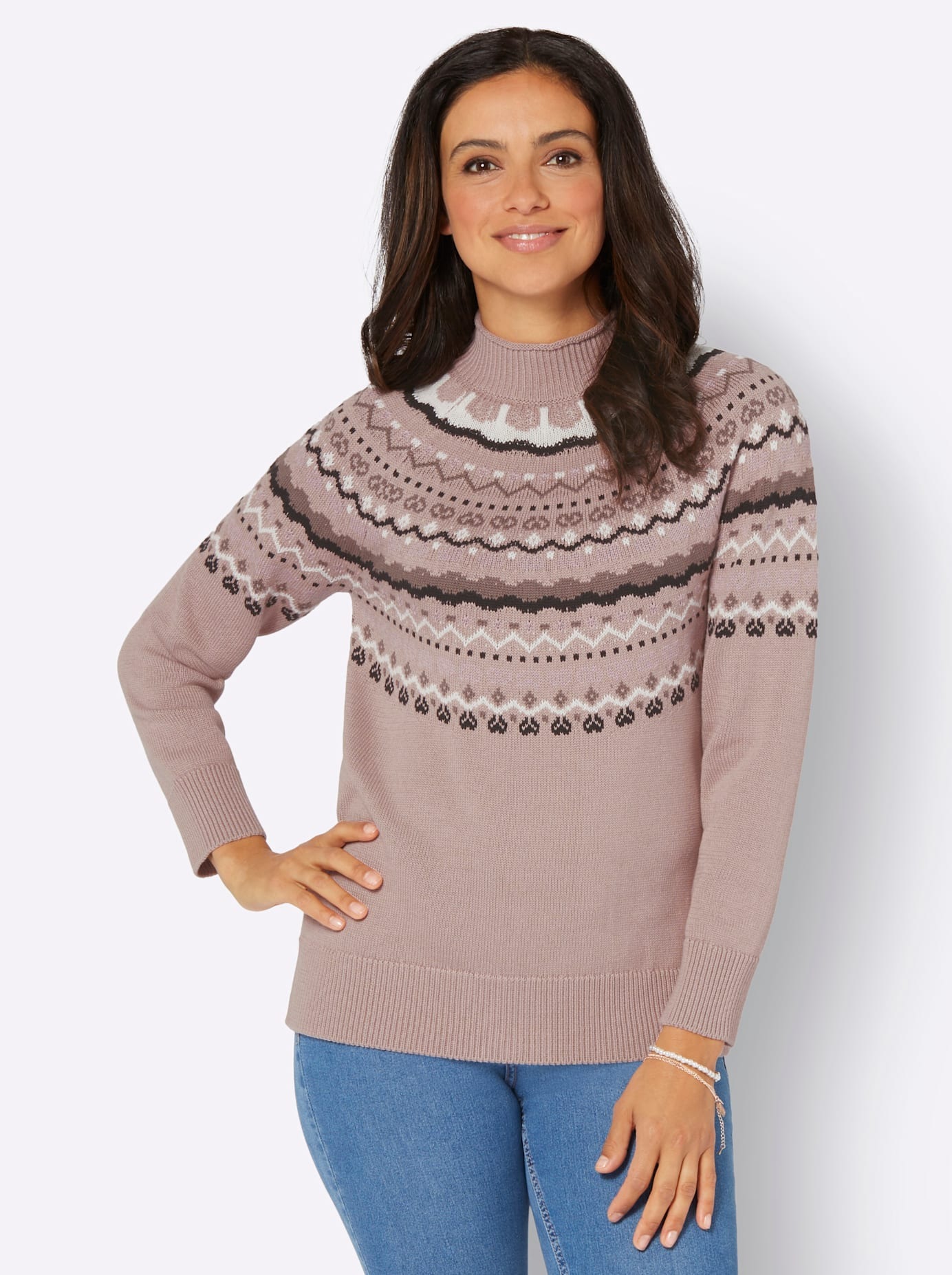 Inspirationen Jacquardpullover "Pullover"