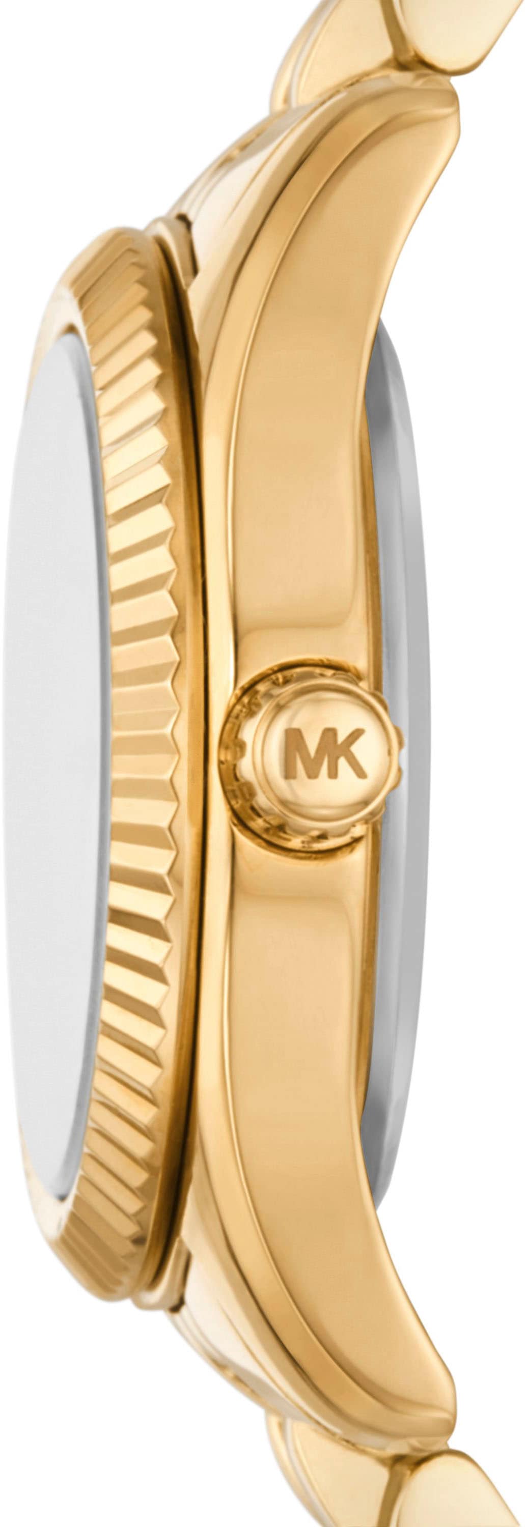 MICHAEL KORS Quarzuhr »PETITE LEXINGTON«, Armbanduhr, Damenuhr, Edelstahlarmband