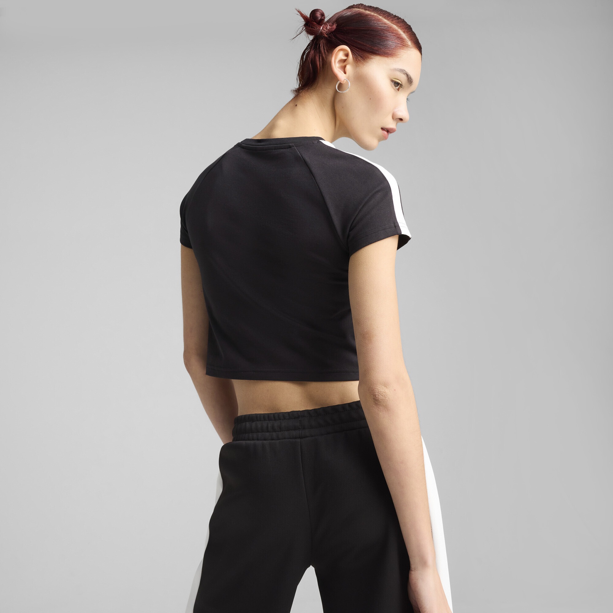 PUMA T-Shirt »T7 Kurzes figurbetontes T-Shirt Damen«