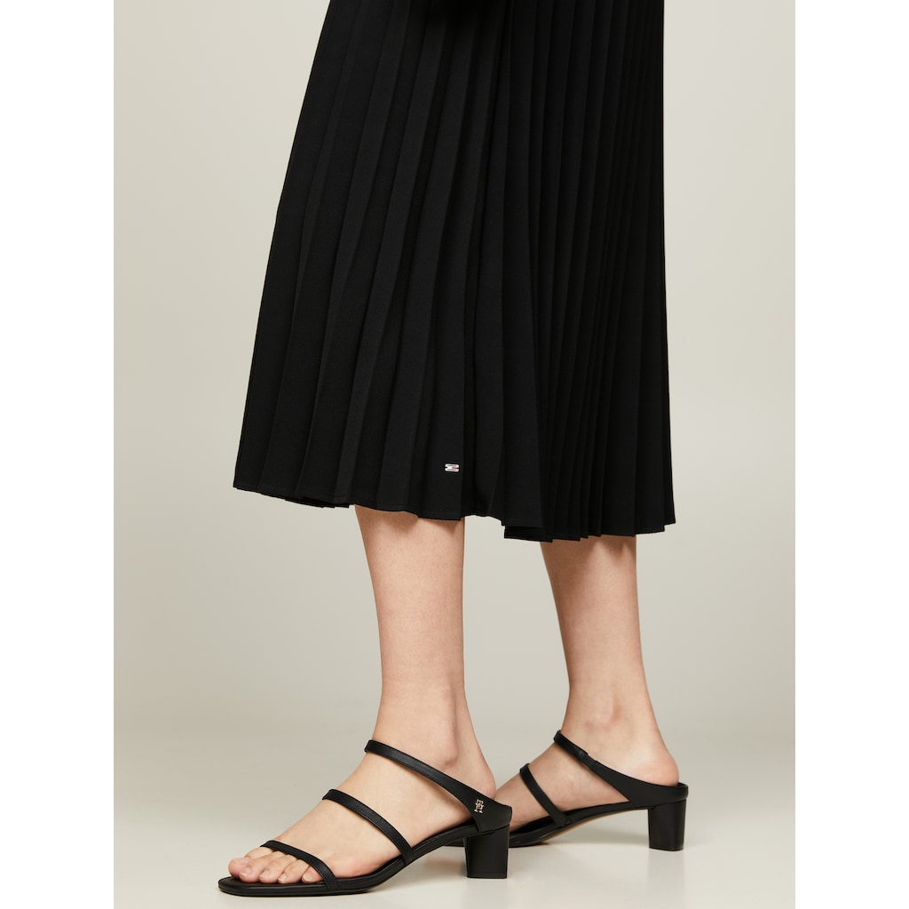 Tommy Hilfiger Plisseerock »FLUID TWILL PLEATED MIDI SKIRT«