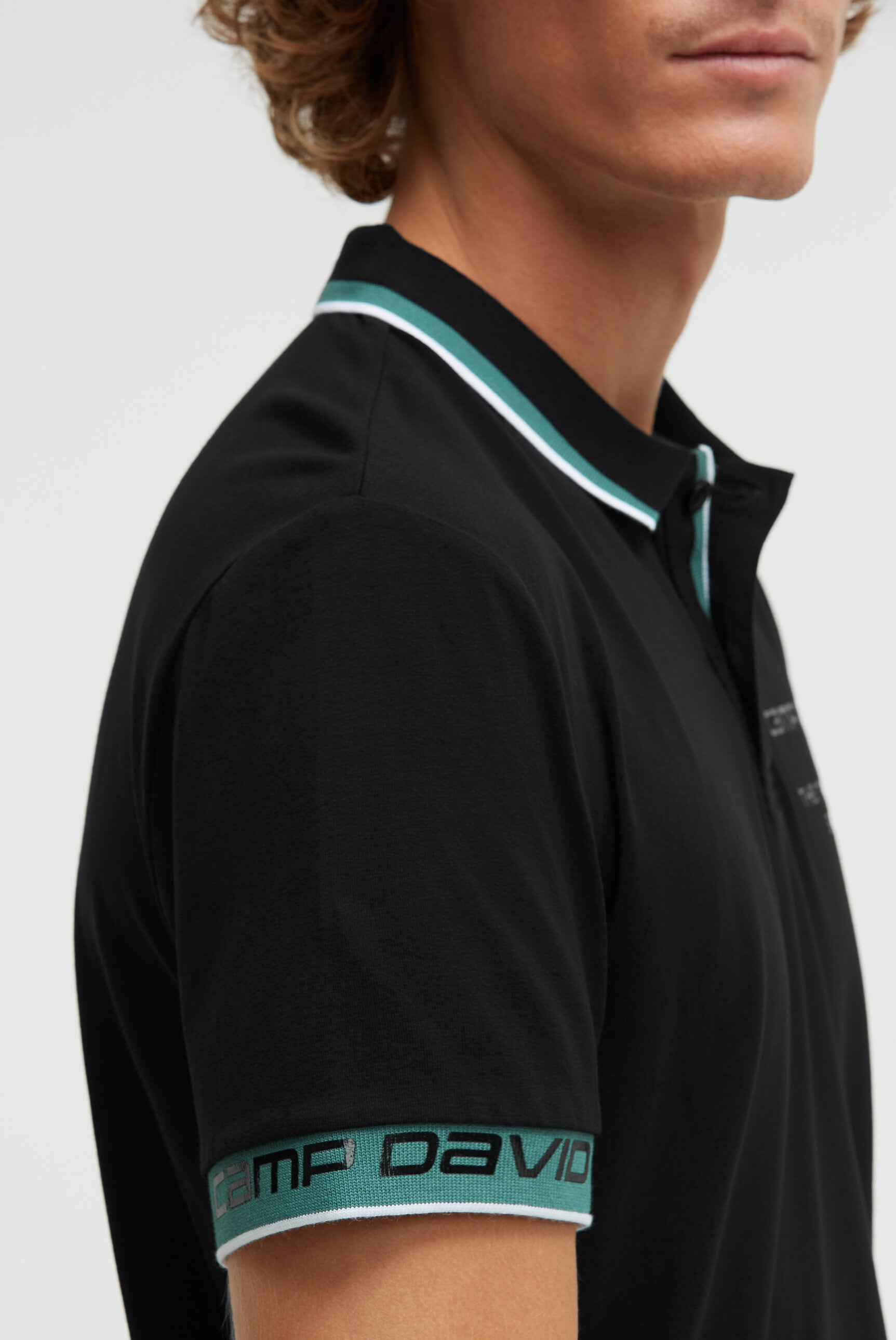 CAMP DAVID Poloshirt mit Baumwolle