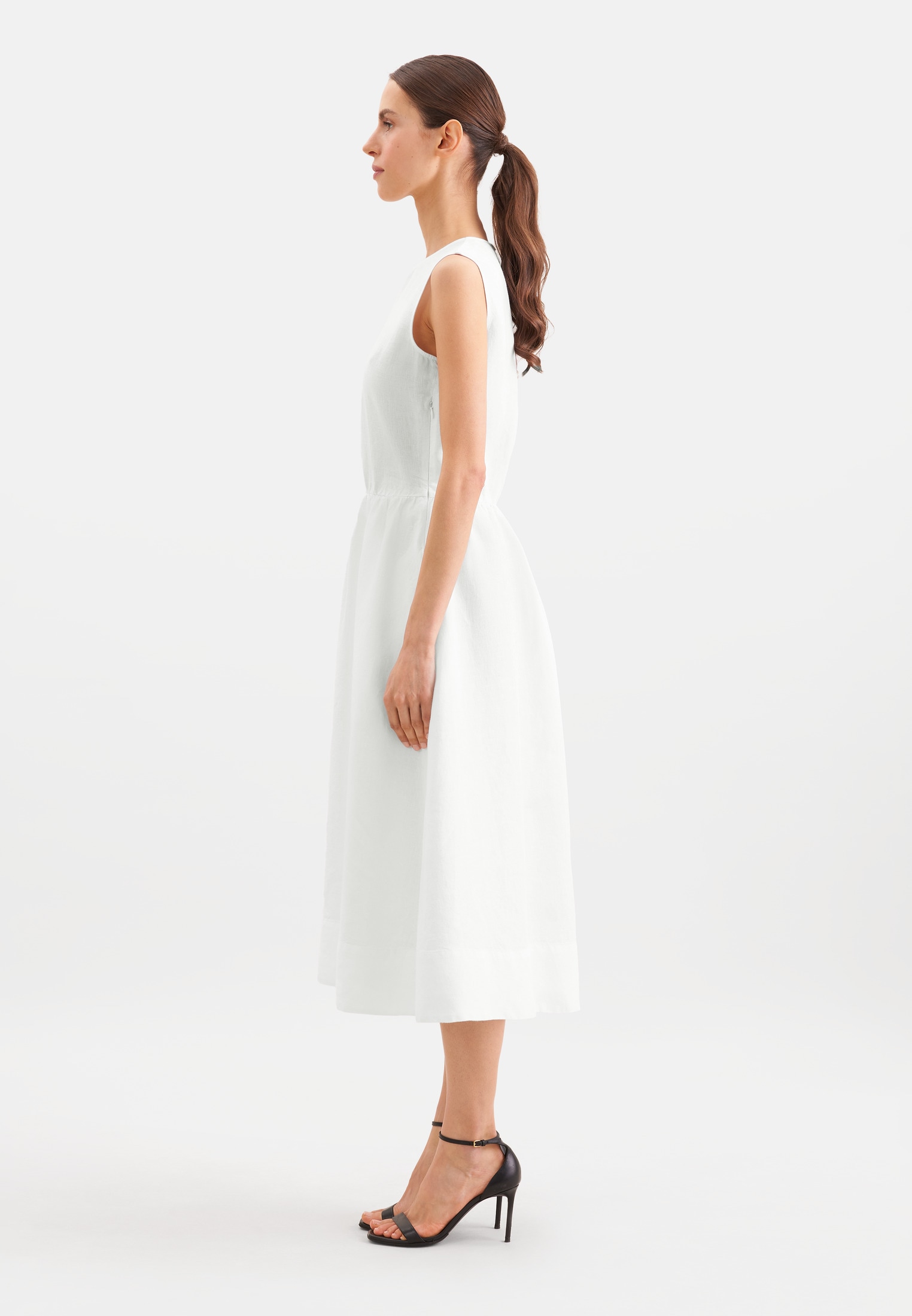 seidensticker Sommerkleid Ohne Arm Rundhals Uni