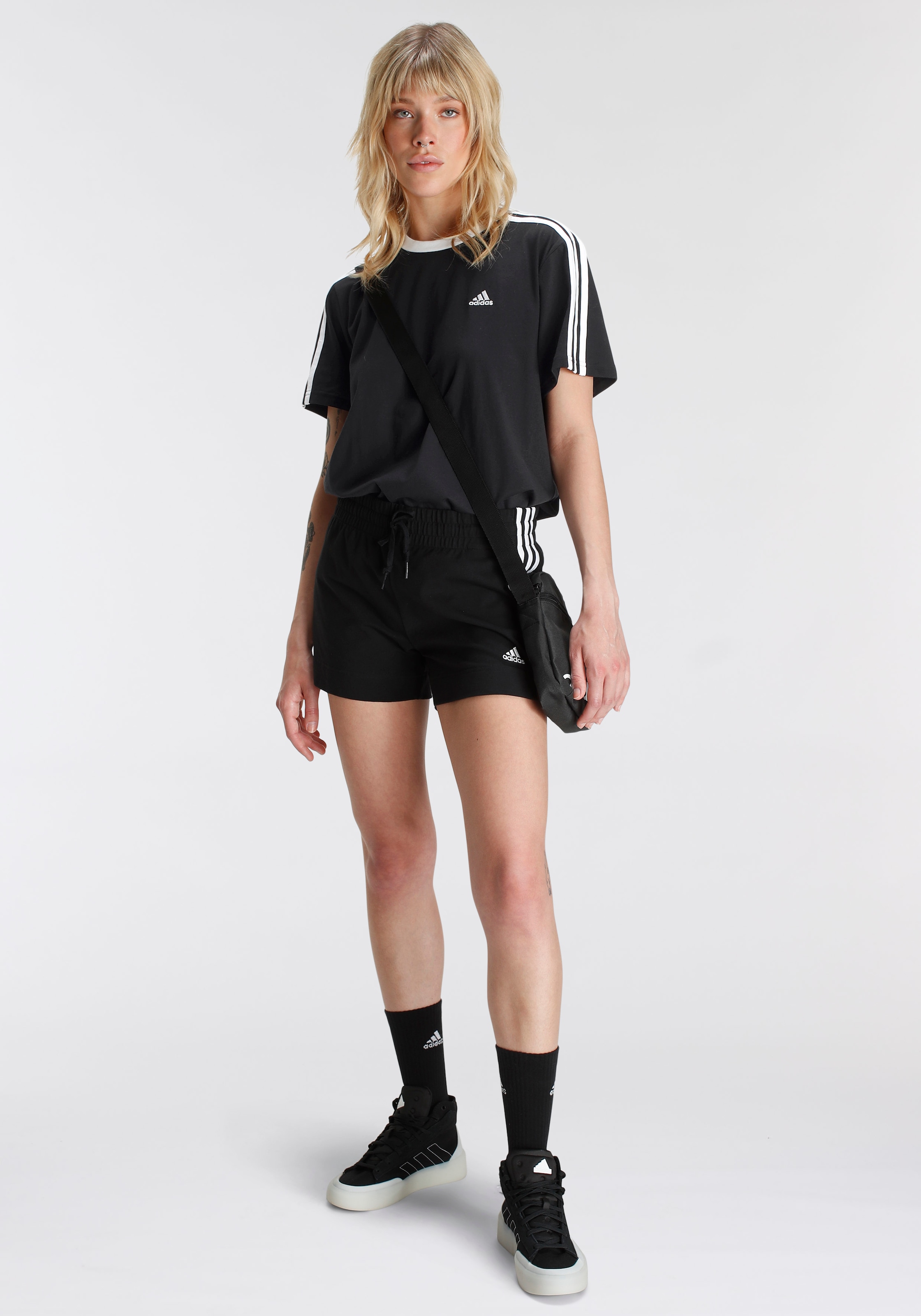 adidas Sportswear Shorts »W 3S SJ SHO«, (1 tlg.)