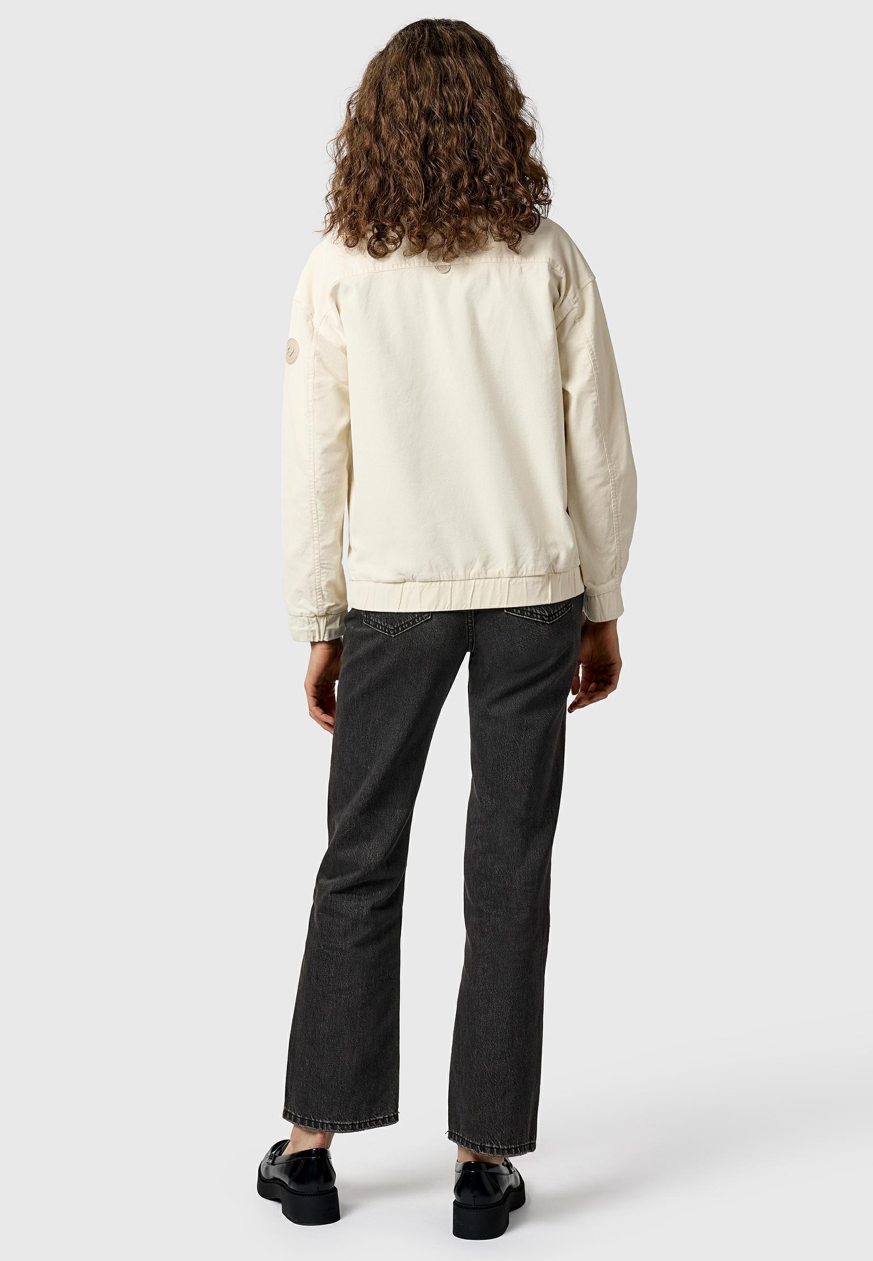 Ragwear Outdoorjacke »Melvene Cordy« ohne Kapuze Lässige Kordjacke mit Hemdkragen