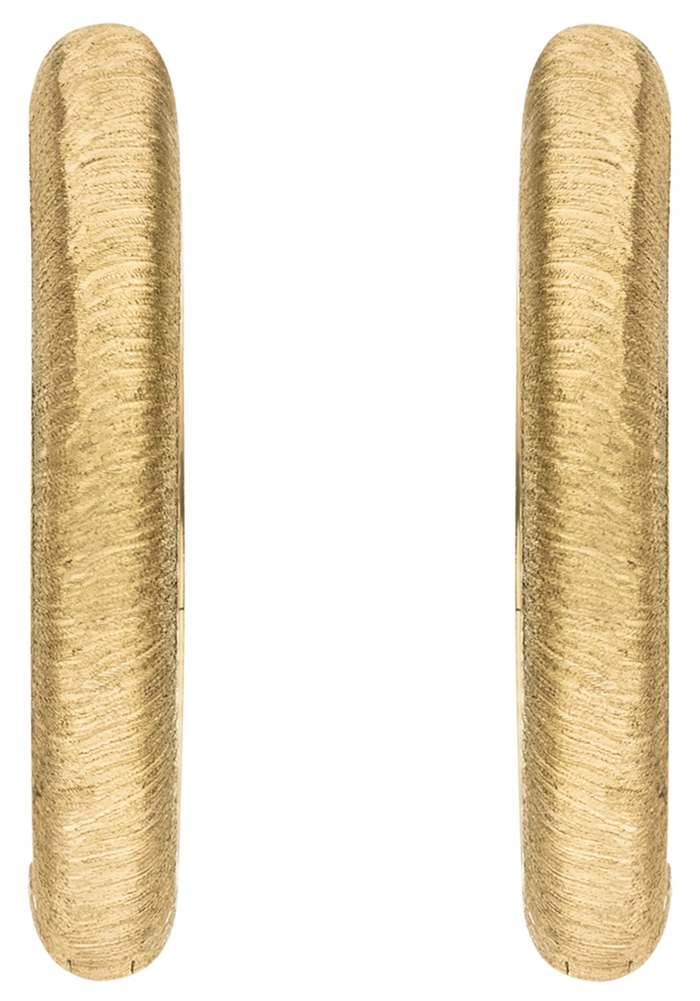JOBO Paar Creolen »rund Ohrringe 18 mm« 8 Karat 333 Gold matt