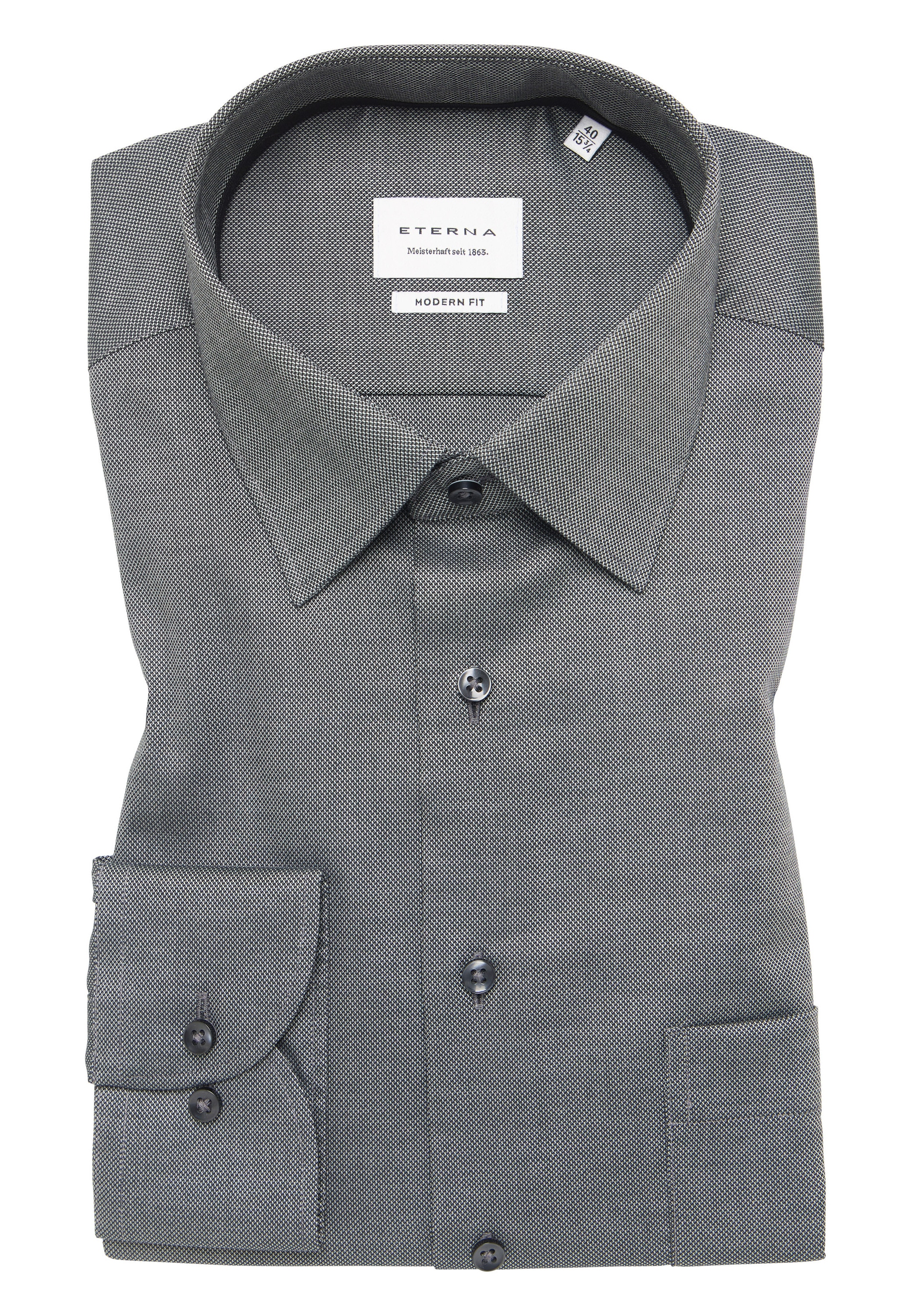 Eterna Langarmhemd »MODERN FIT« NON IRON (bügelfrei)