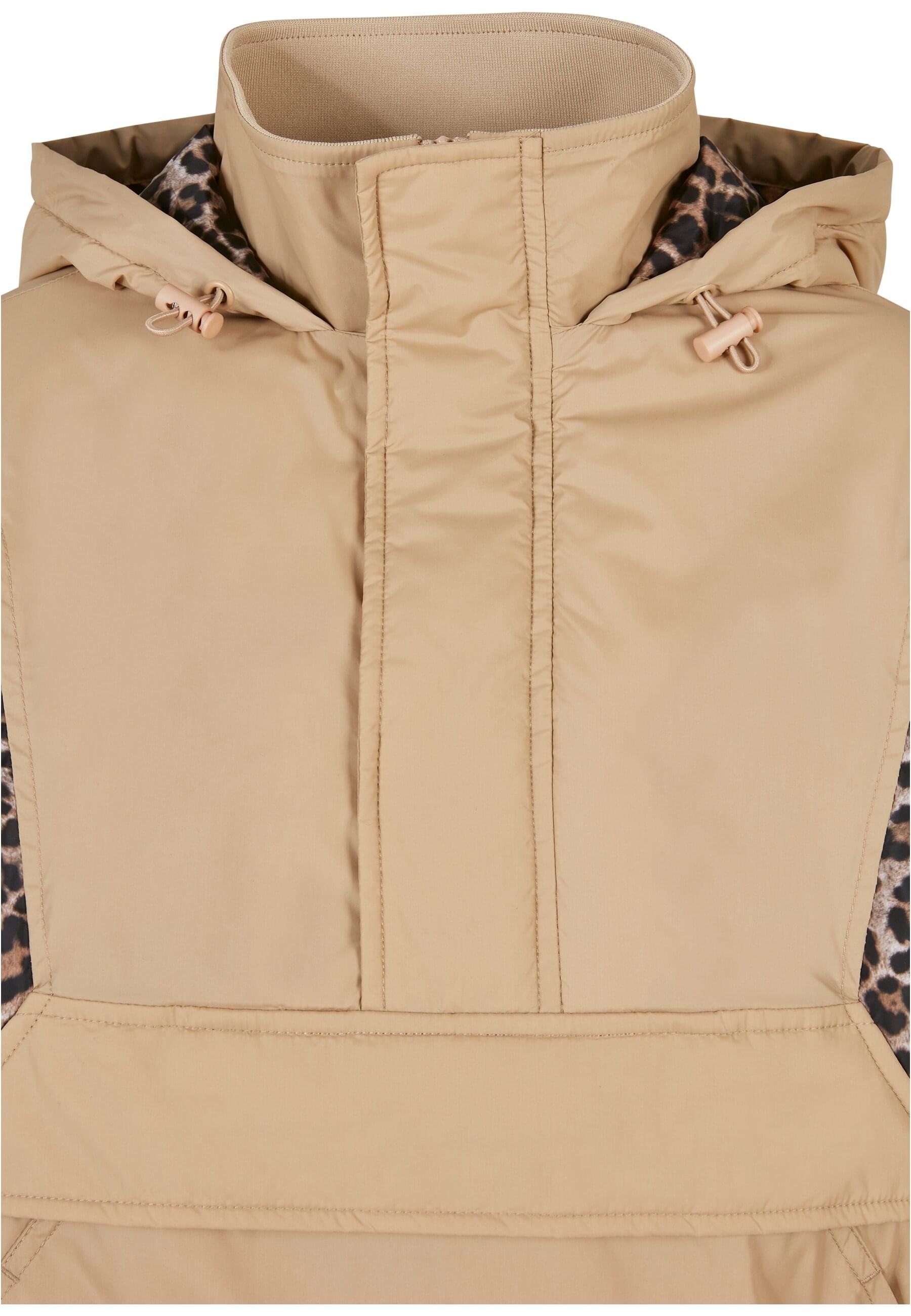 Thumbnail - URBAN CLASSICS Allwetterjacke "Urban Classics Damen Ladies AOP Mixed Pull Over Jacket" 1 Stk. tlg. mit Kapuze