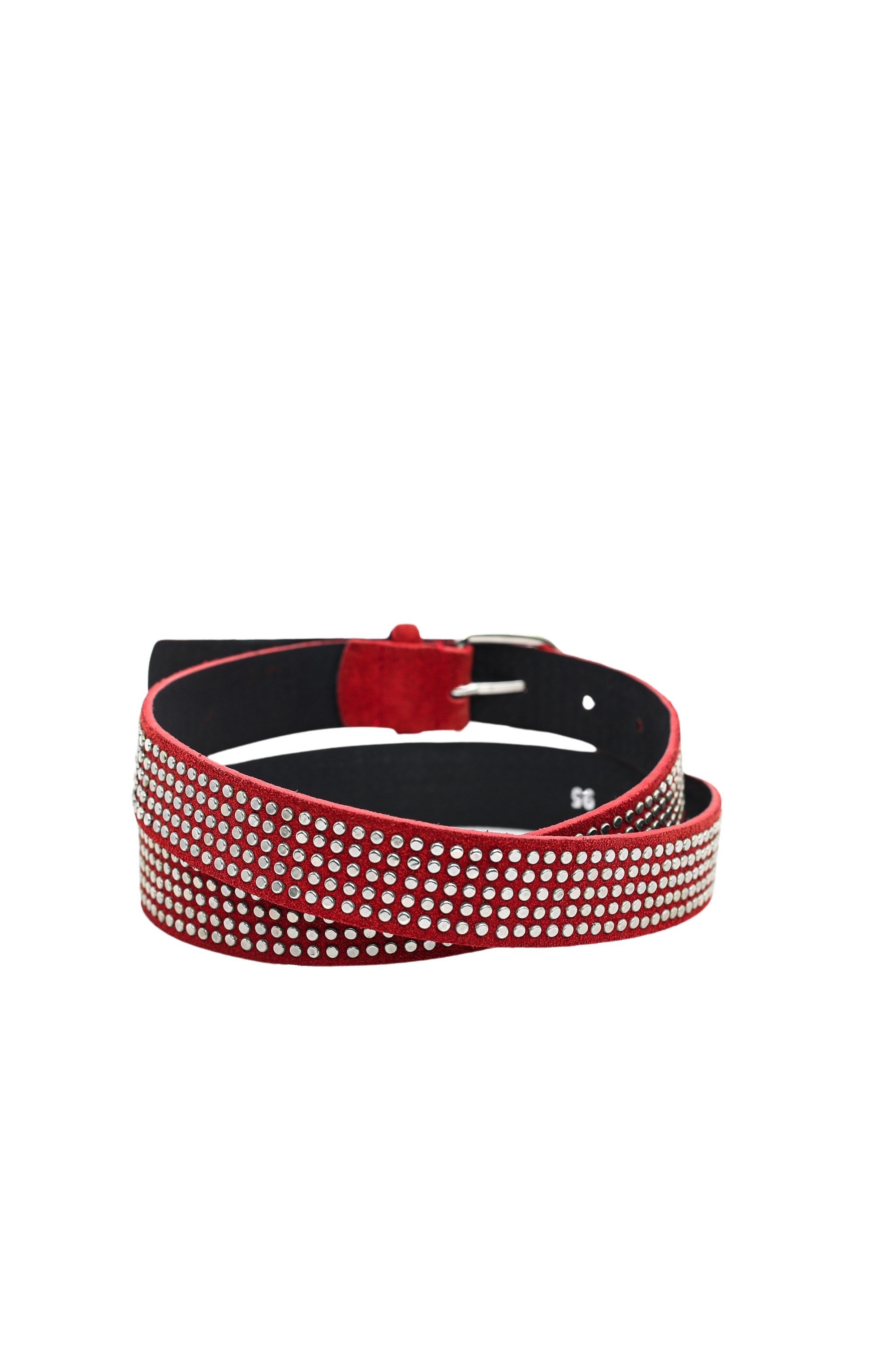COLLEZIONE ALESSANDRO Ledergürtel »RivettiRosso«, aus echtem Leder, Made in Italy