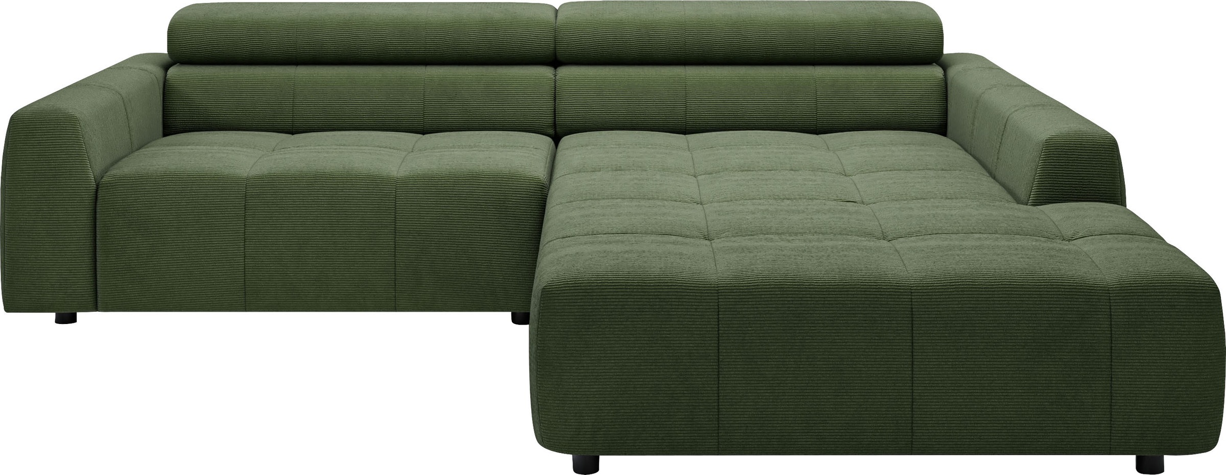 3C Candy Ecksofa "Denver auch mit Cord- und Easy care-Bezug, Kopfteilverste günstig online kaufen