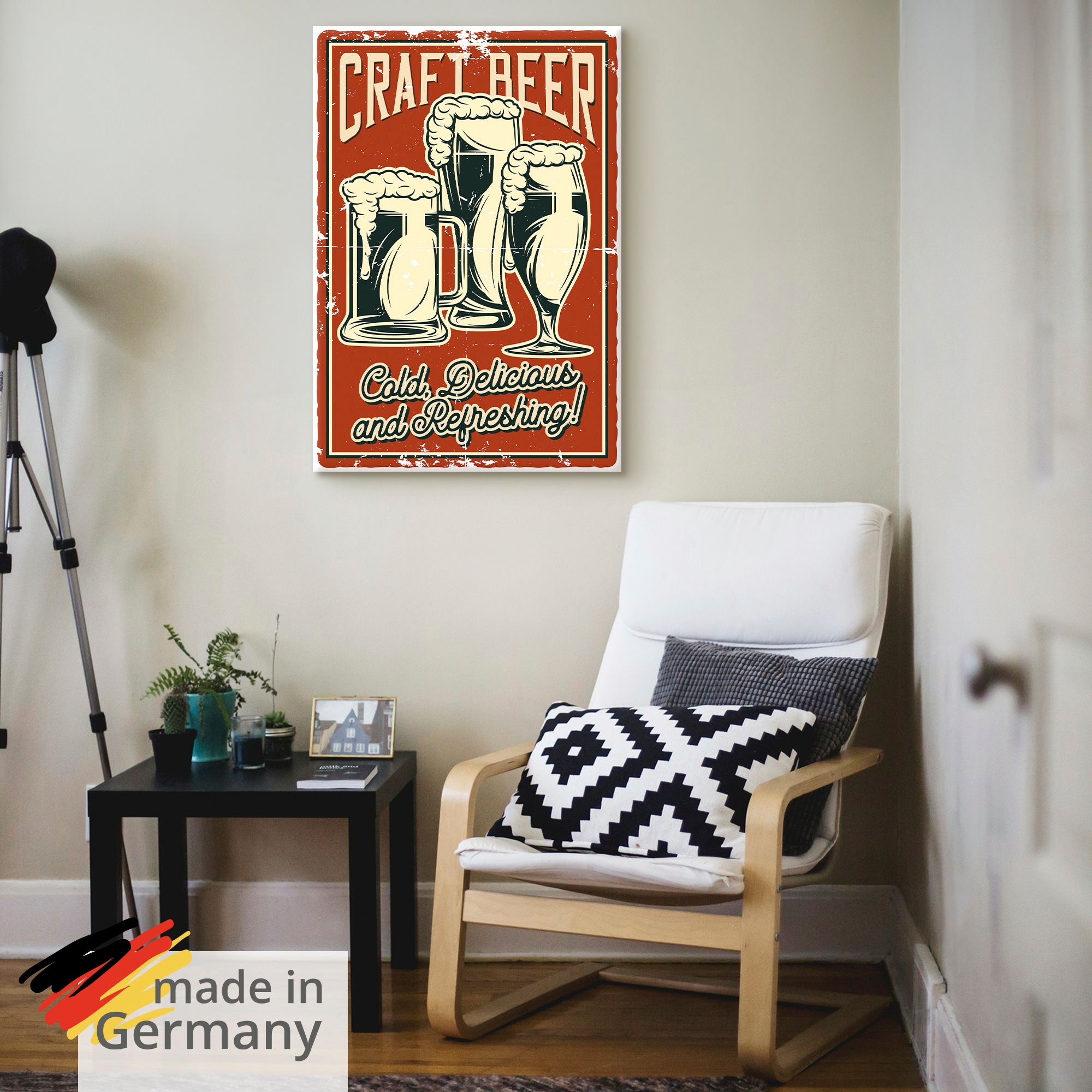 Artland Wandbild "Craft Beer" 1 Stk. tlg. als Alubild, Leinwandbild, Poster, Wandaufkleber in verschied. Größen
