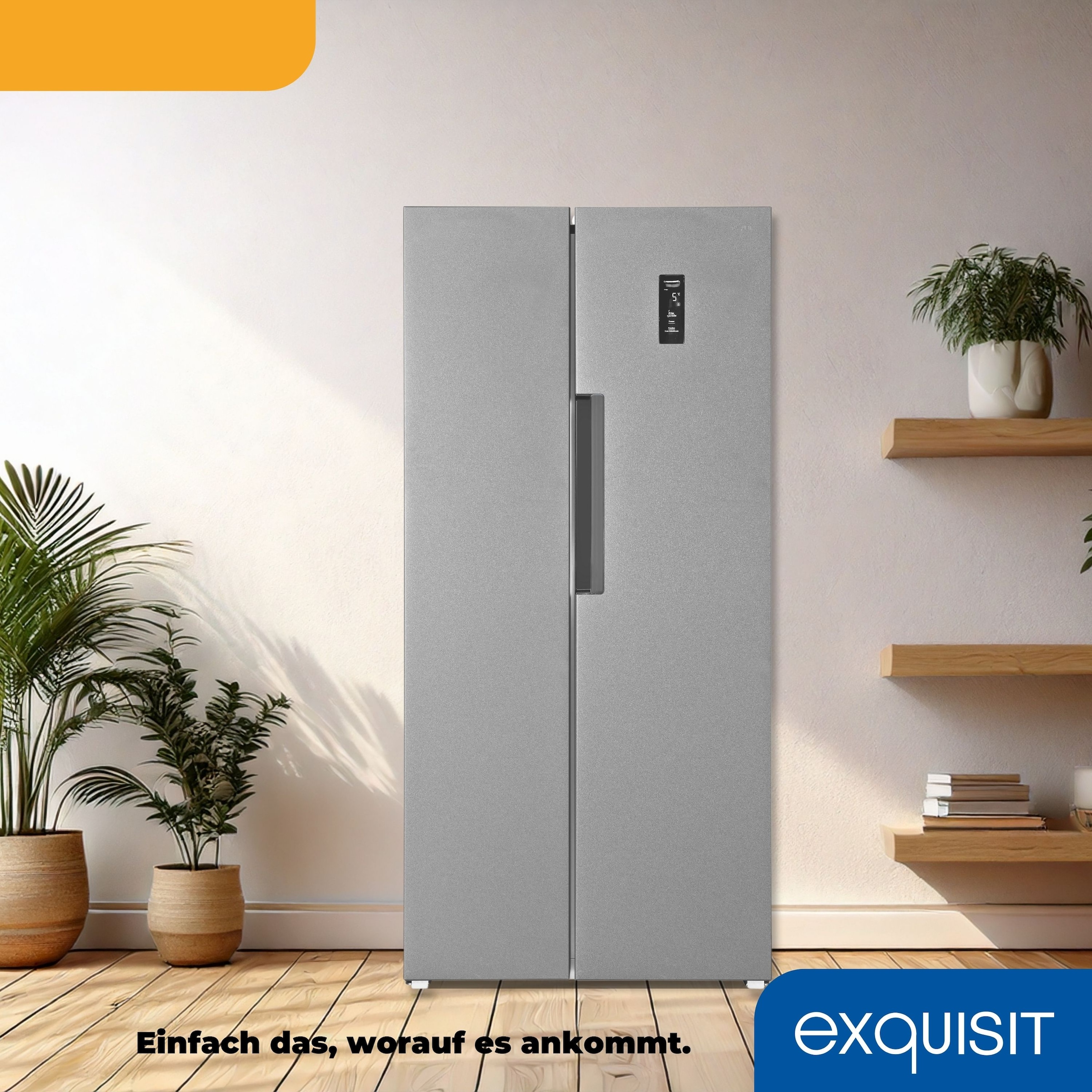 exquisit Side-by-Side »SBS450-360E anthrazit«