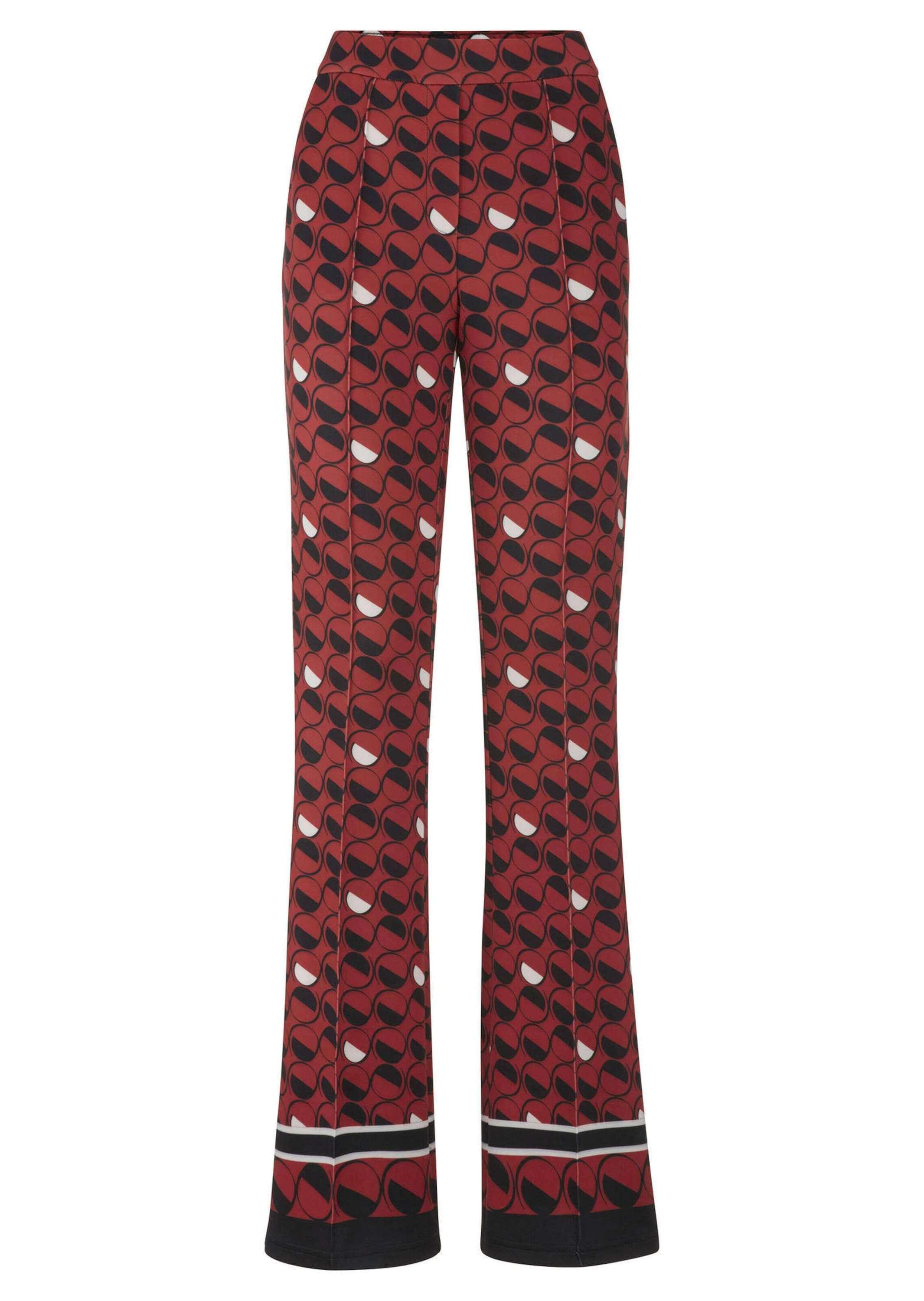 Alba Moda Stoffhose "Druckhose Druckhose mit Bordüre" günstig online kaufen