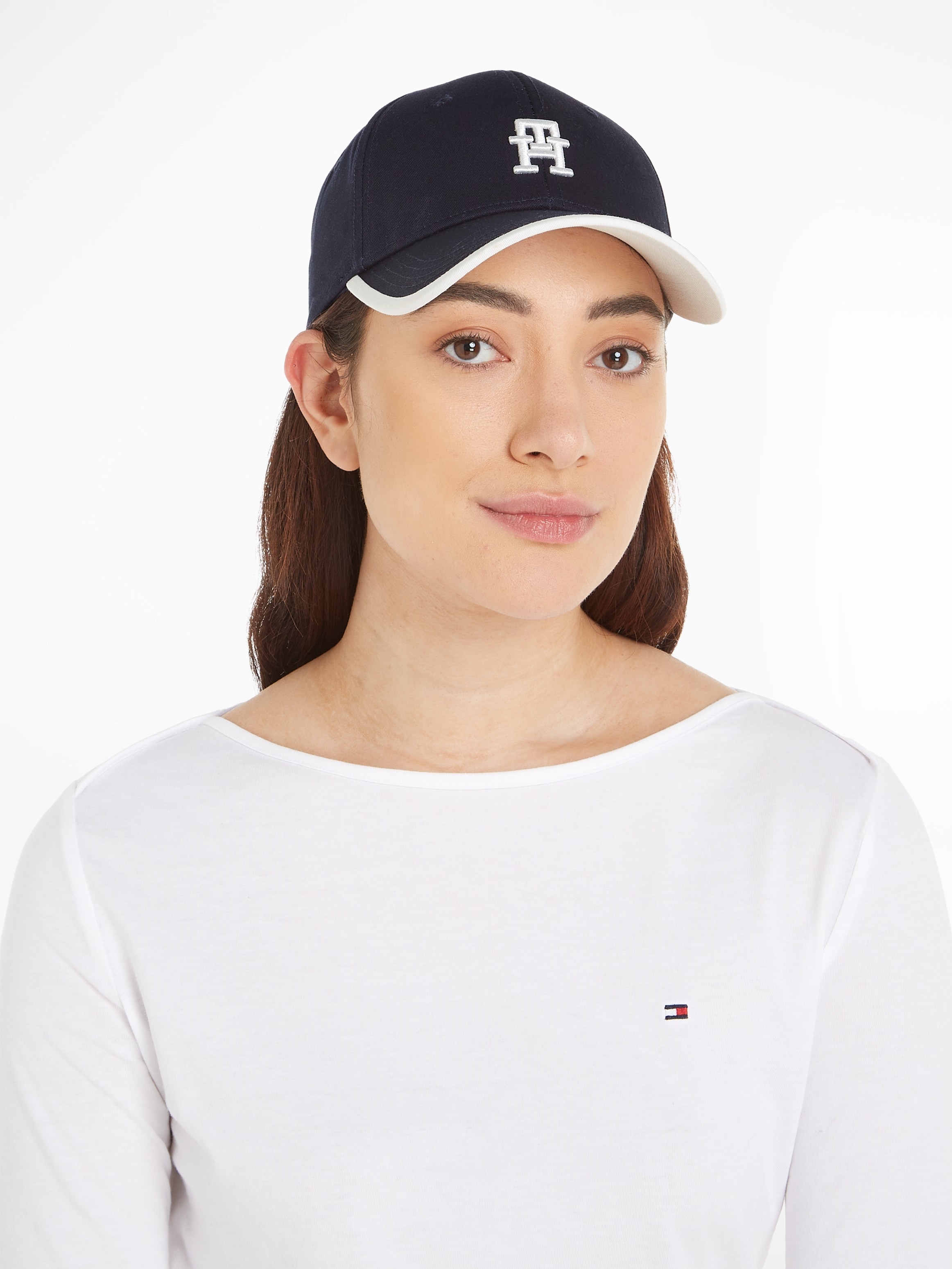 Tommy Hilfiger Baseball Cap »TH abgesetzten CONTEMPORARY CAP«, BAUR kaufen Kontraststreifen für farblich | mit