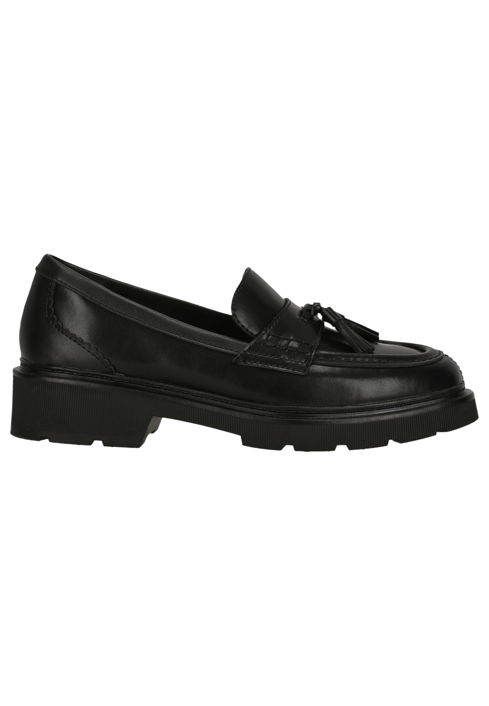 Clarks Slipper »Lauryl Tassel«, aus weichem Leder