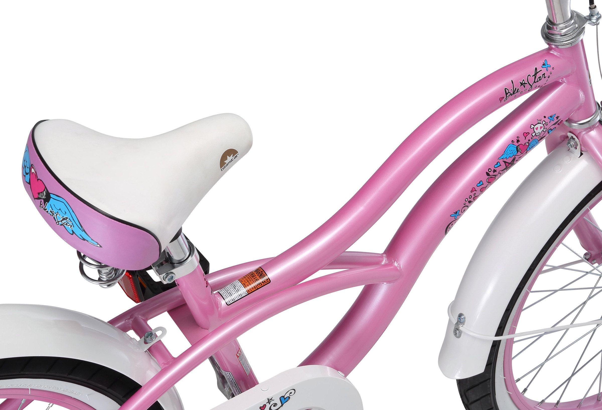 Bikestar Jugendfahrrad »Cruiser«, 1 Gang, für Damen