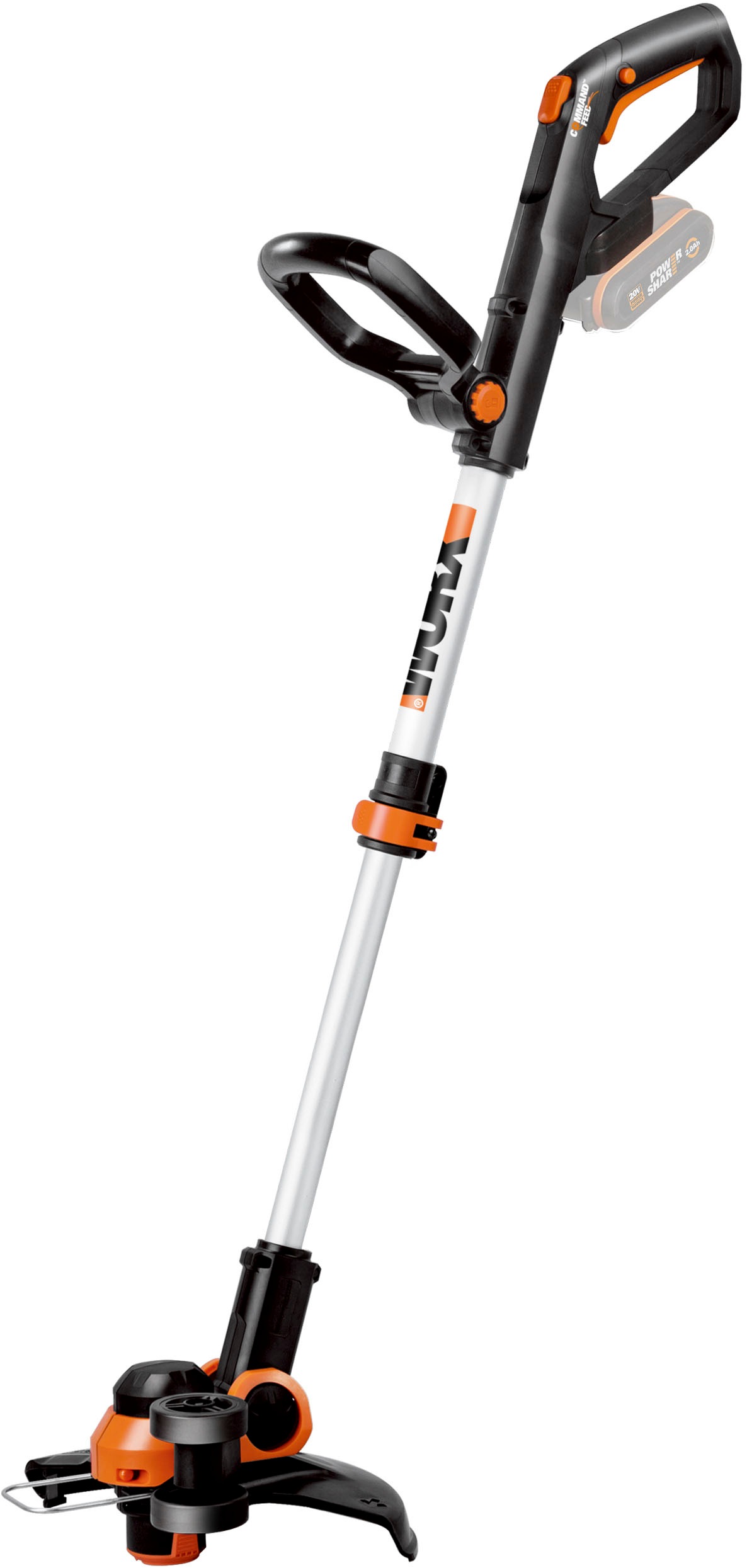 Worx Akku-Rasentrimmer "WG163E.9", 2-in-1 Funktion, ohne Akku und Ladegerät