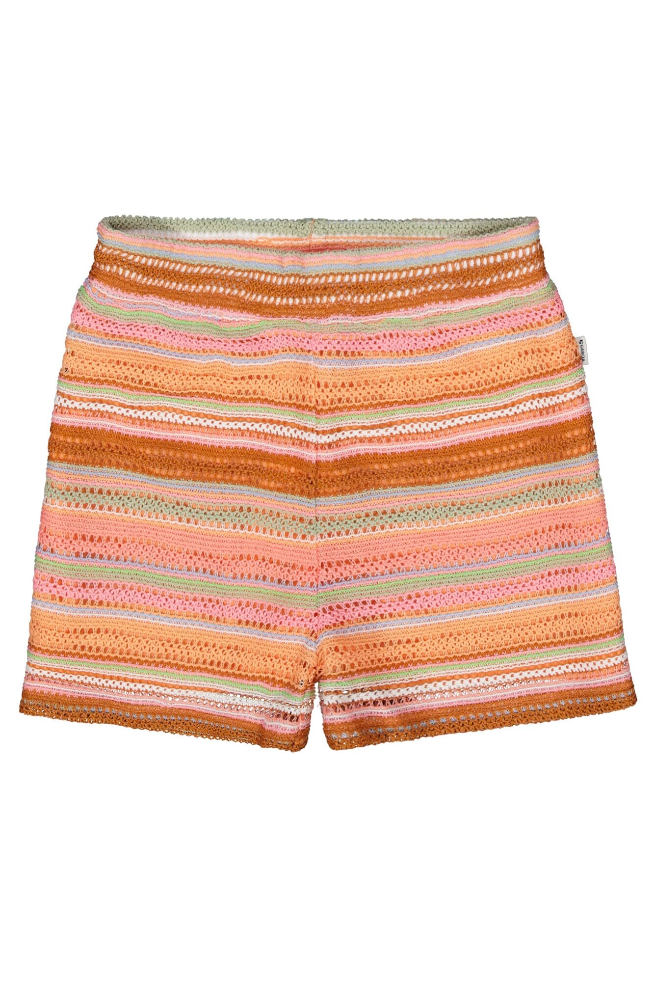 Garcia Shorts  mit Lochstrickmuster in sommerlichem Farbverlauf, for GIRLS