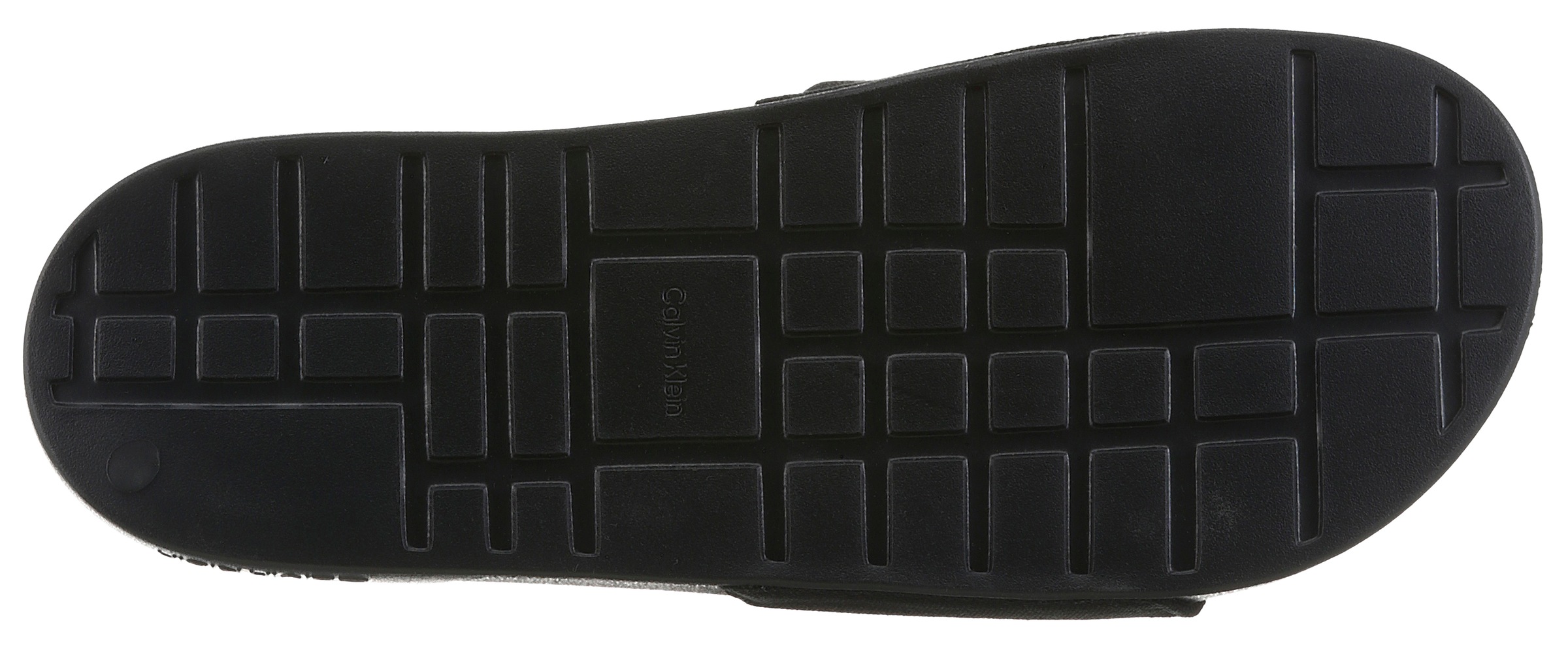 Calvin Klein Pantolette »ESS SLIDE CV«  Strandschuh, Pool Slides, Flat mit Textil-Riemen