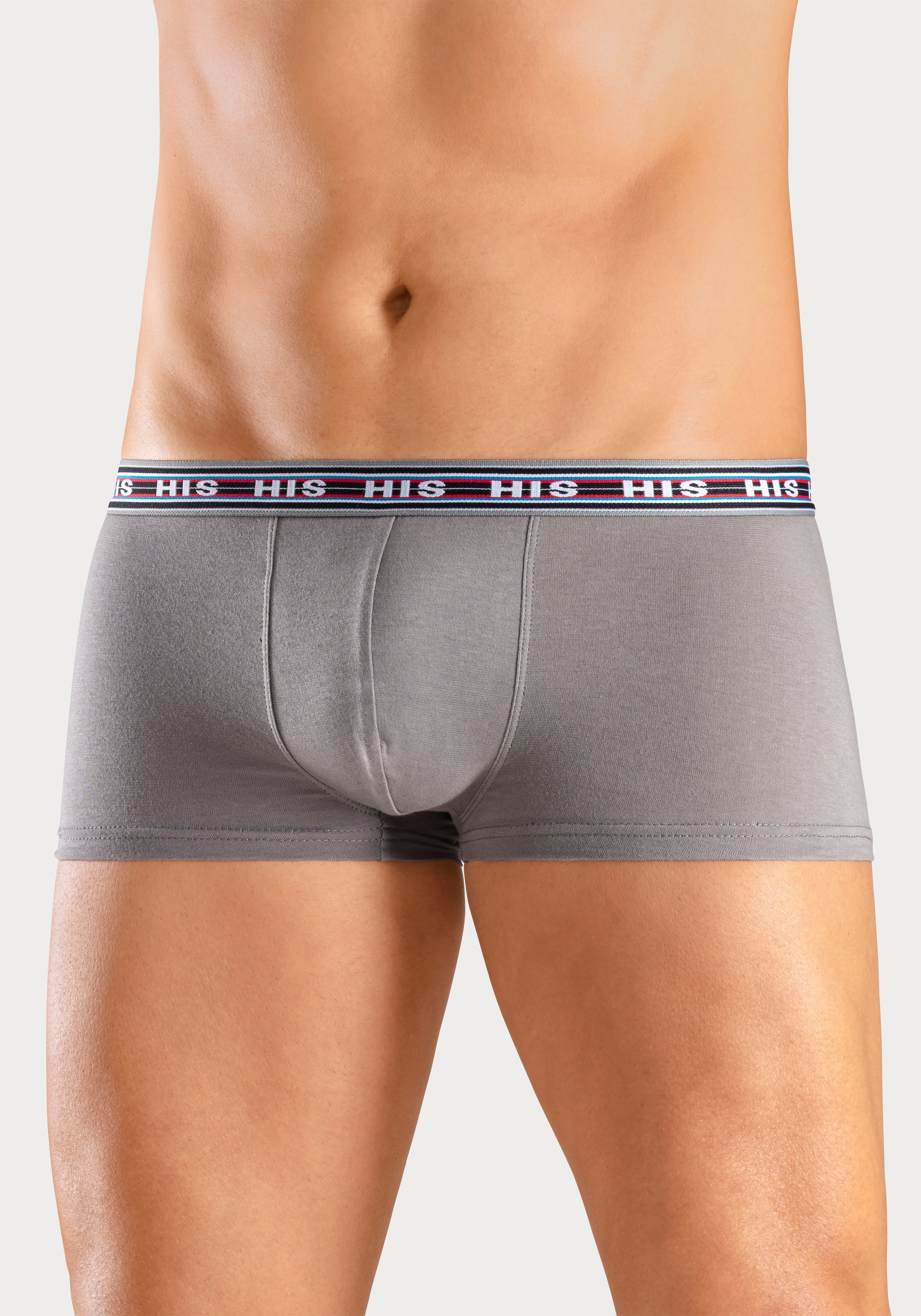 Thumbnail - H.I.S Hipster, (Packung, 5 St.), knapp sitzende Boxershorts aus Baumwoll-Stretch
