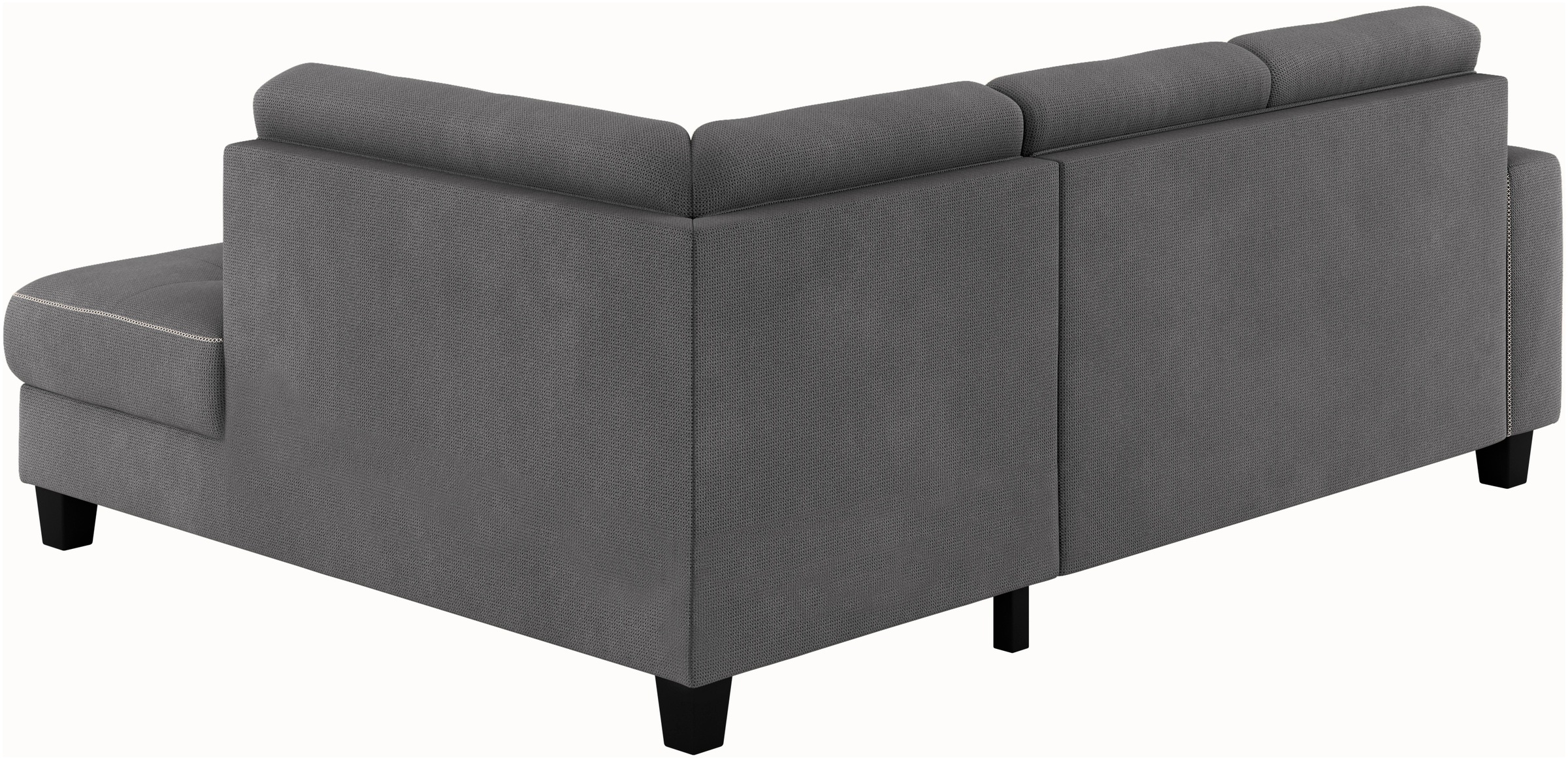 Places of Style Ecksofa »Varese«, Kreuznaht in beige