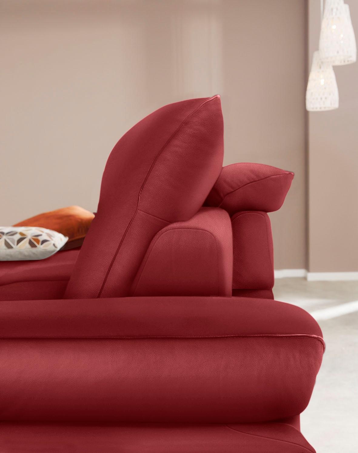 Thumbnail - W.SCHILLIG Ecksofa "enjoy&MORE, Designsofa, elegant und bequem, L-Form" Sitztiefenverstellung, Füße bronze pulverbeschic...