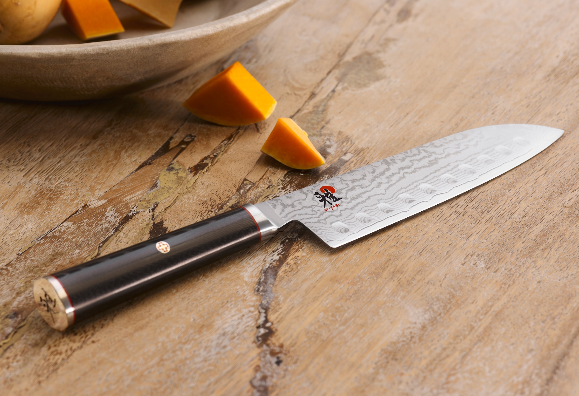 Zwilling Santokumesser »Miyabi 5000FCD Santoku«, (1 tlg.), Klingenlänge 18 cm, FRIODUR eisgehärtete Klinge