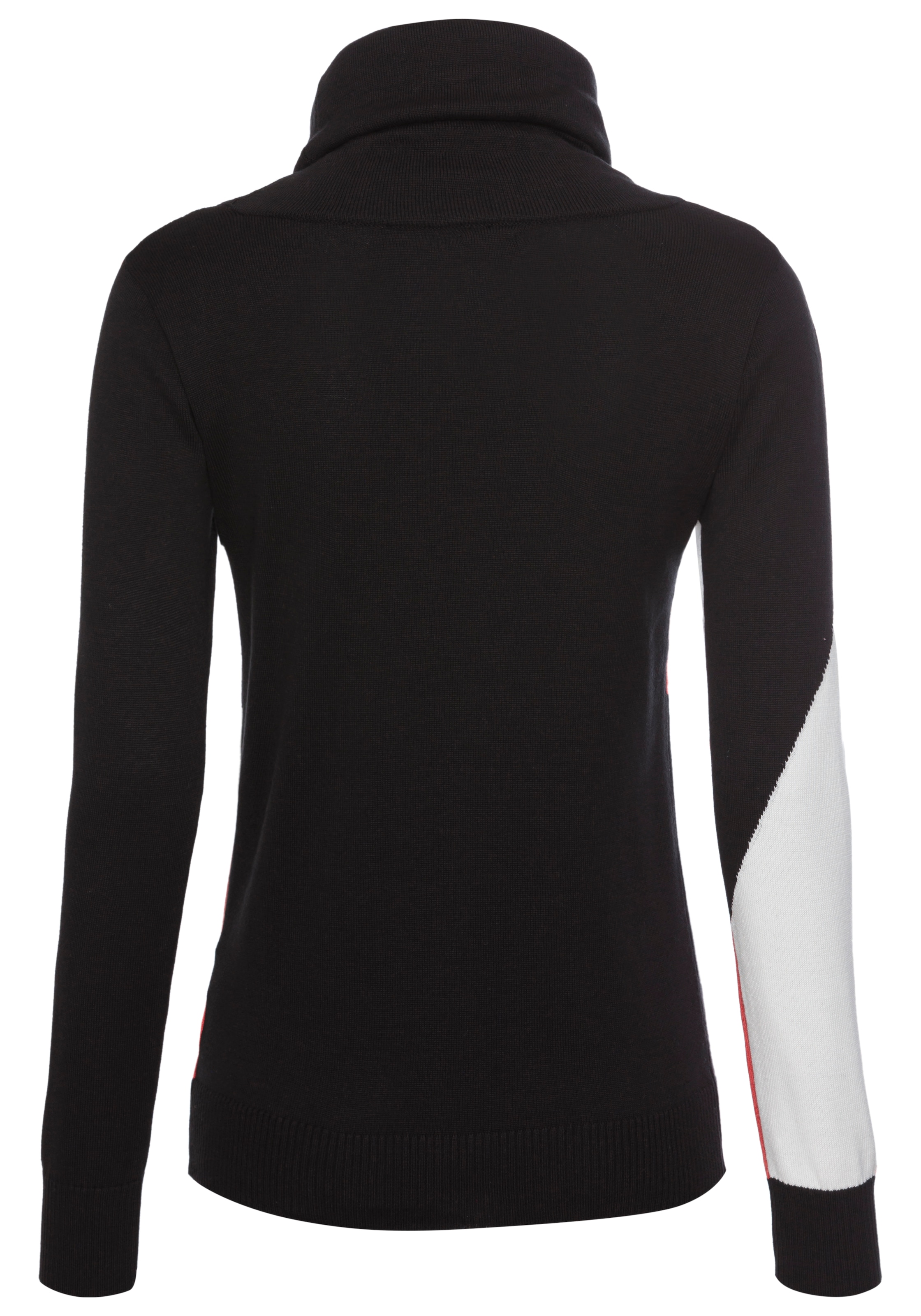 Laura Scott Schalkragenpullover, mit Colorblock - NEUE KOLLEKTION