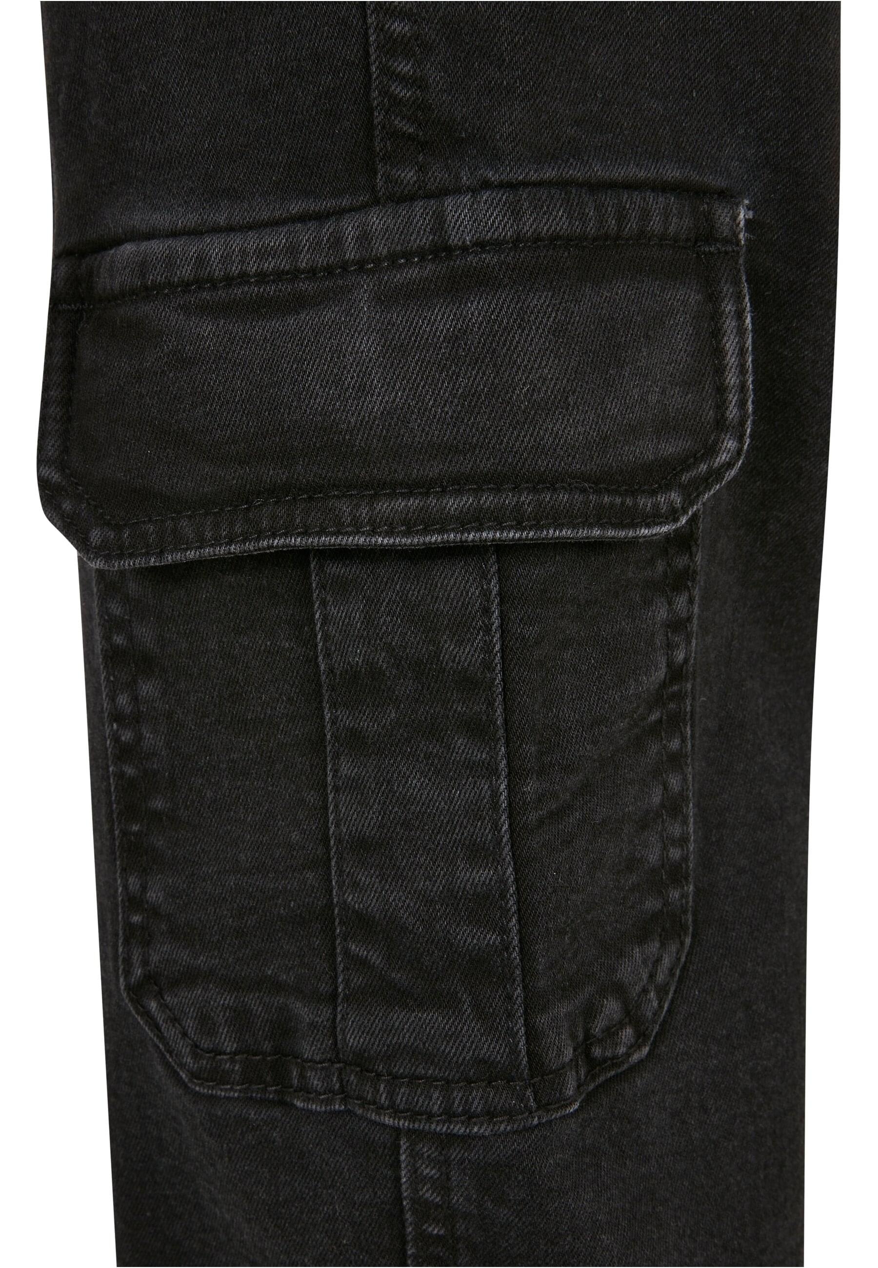 URBAN CLASSICS Stoffhose »Urban Classics Damen Ladies Organic Stretch Denim Cargo Pants«, (1 tlg.)
