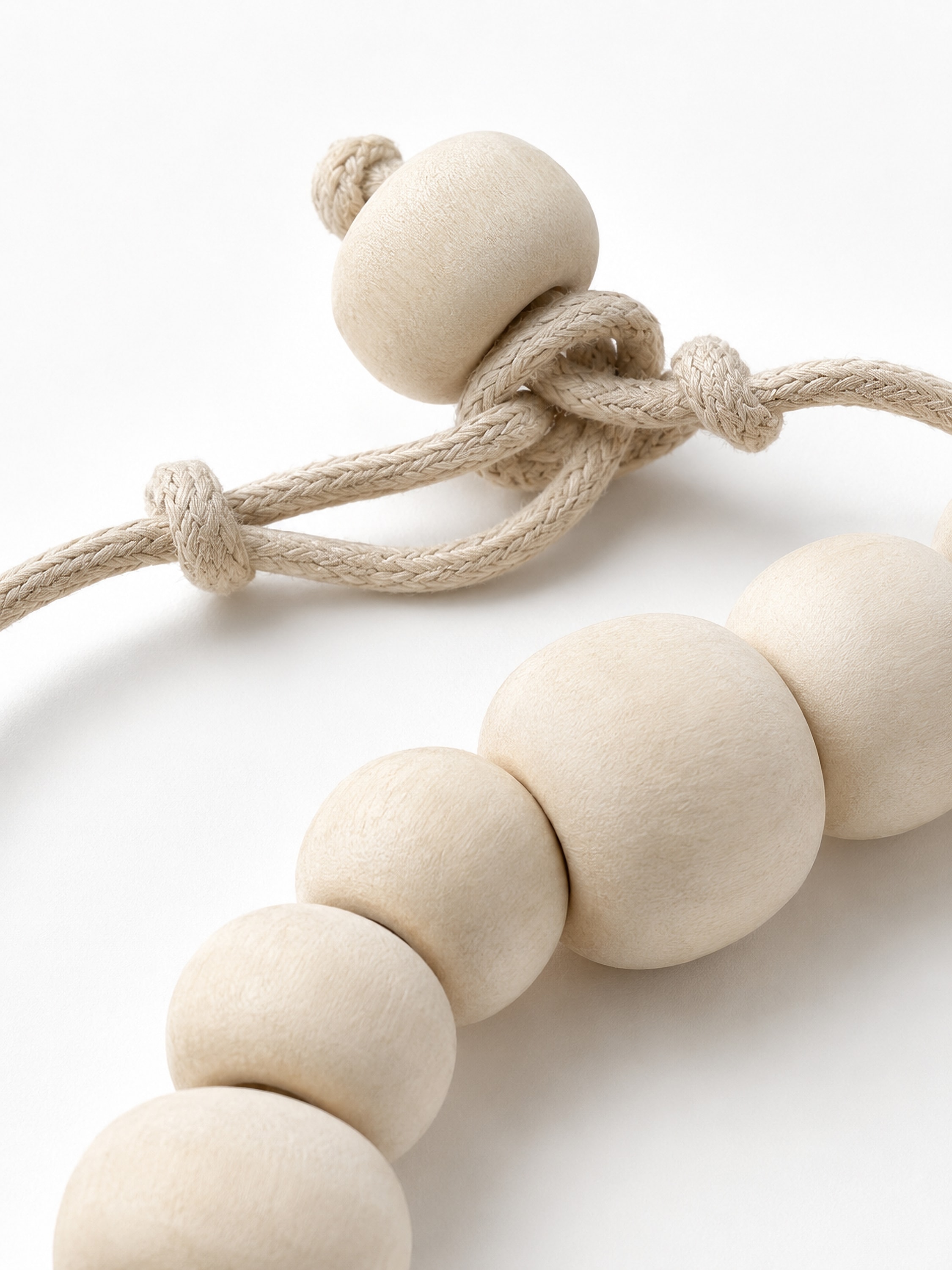 COLLEZIONE ALESSANDRO Kette mit Anhänger »Offwhite« moden-elegante Holzkette