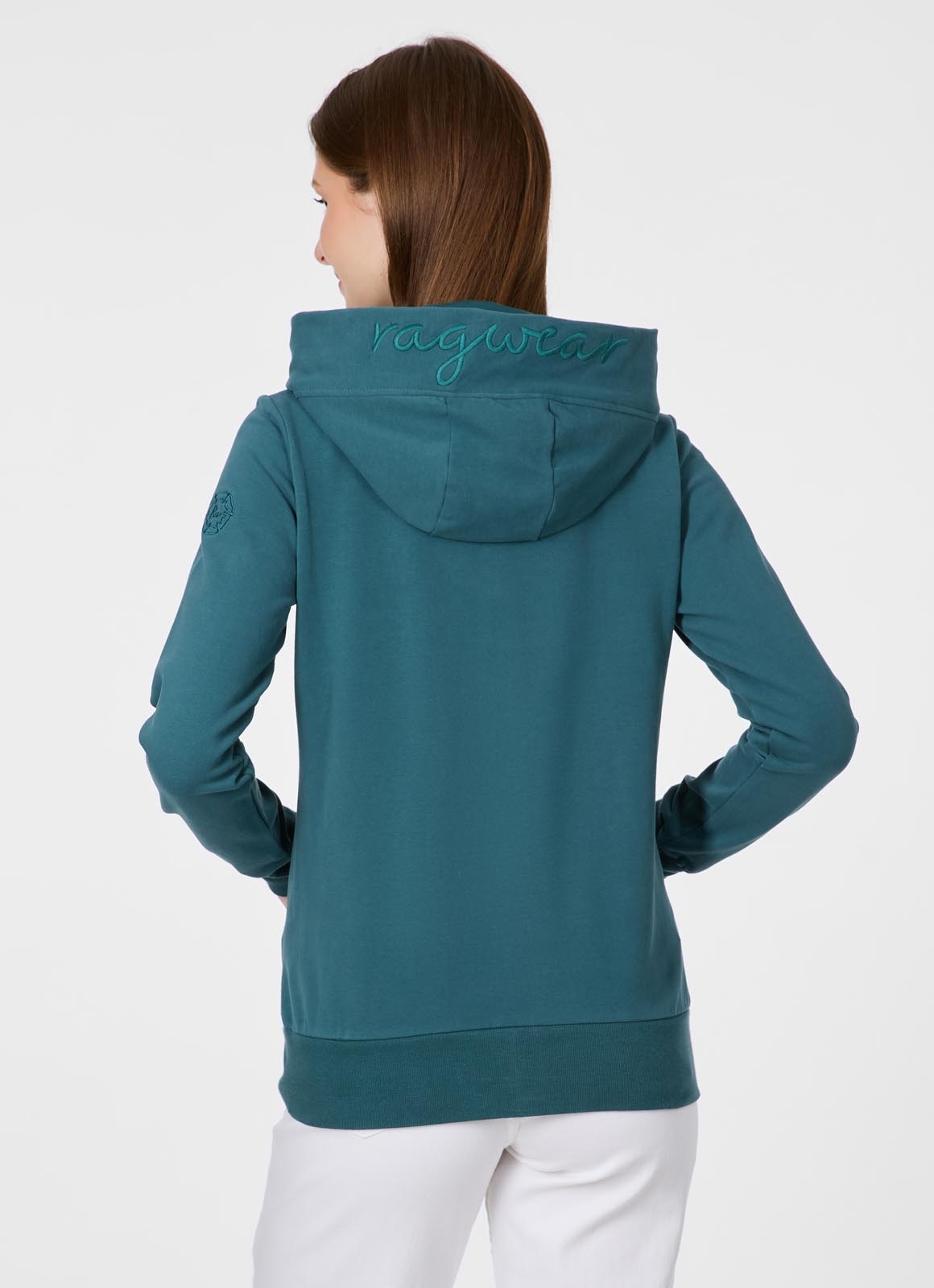 Ragwear Sweatjacke "NESKIA ZIP B" Dünne Baumwollmischung, innen brushed mit günstig online kaufen