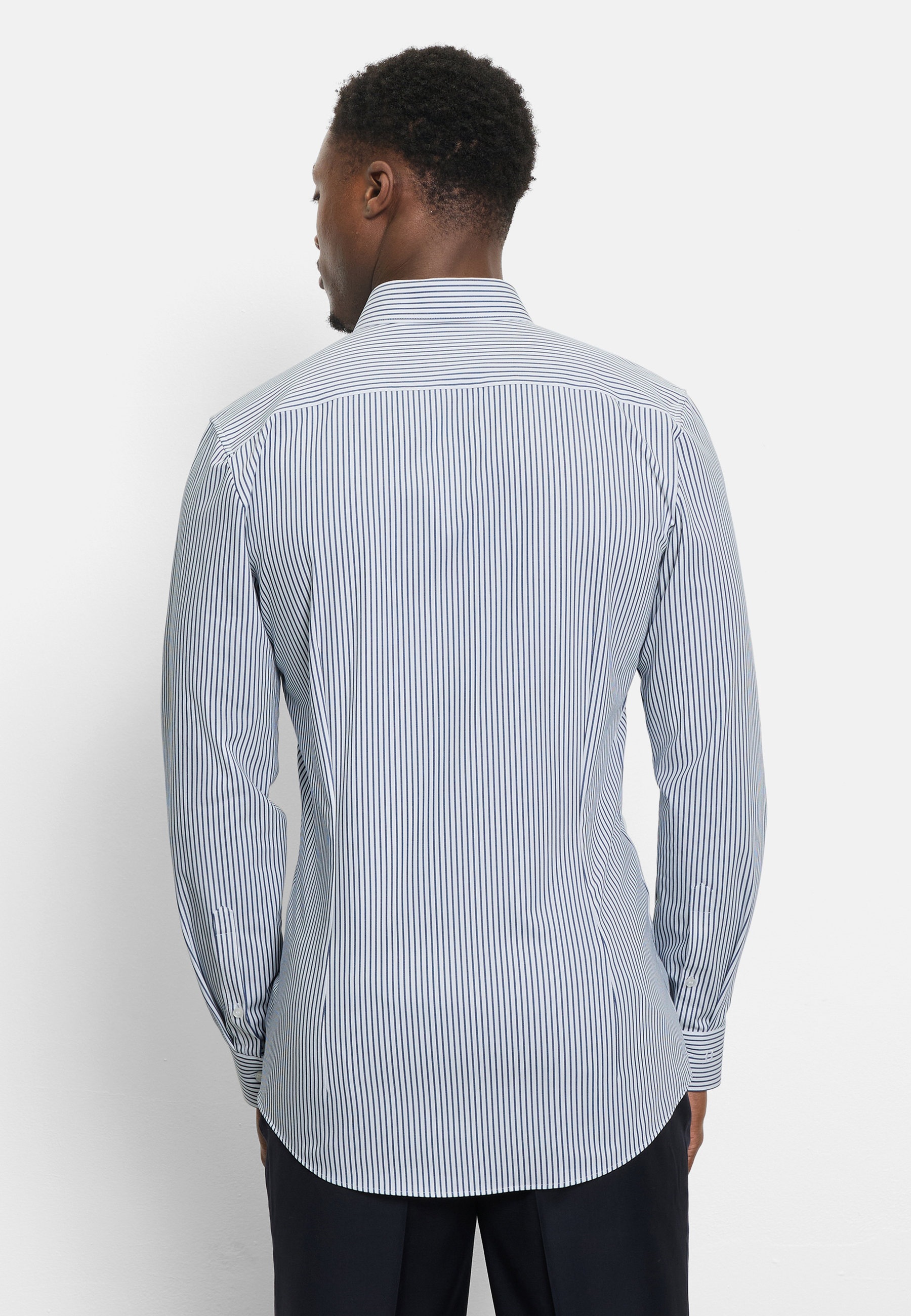 OLYMP No. Six 24/Seven Shirt Navy 38 9
