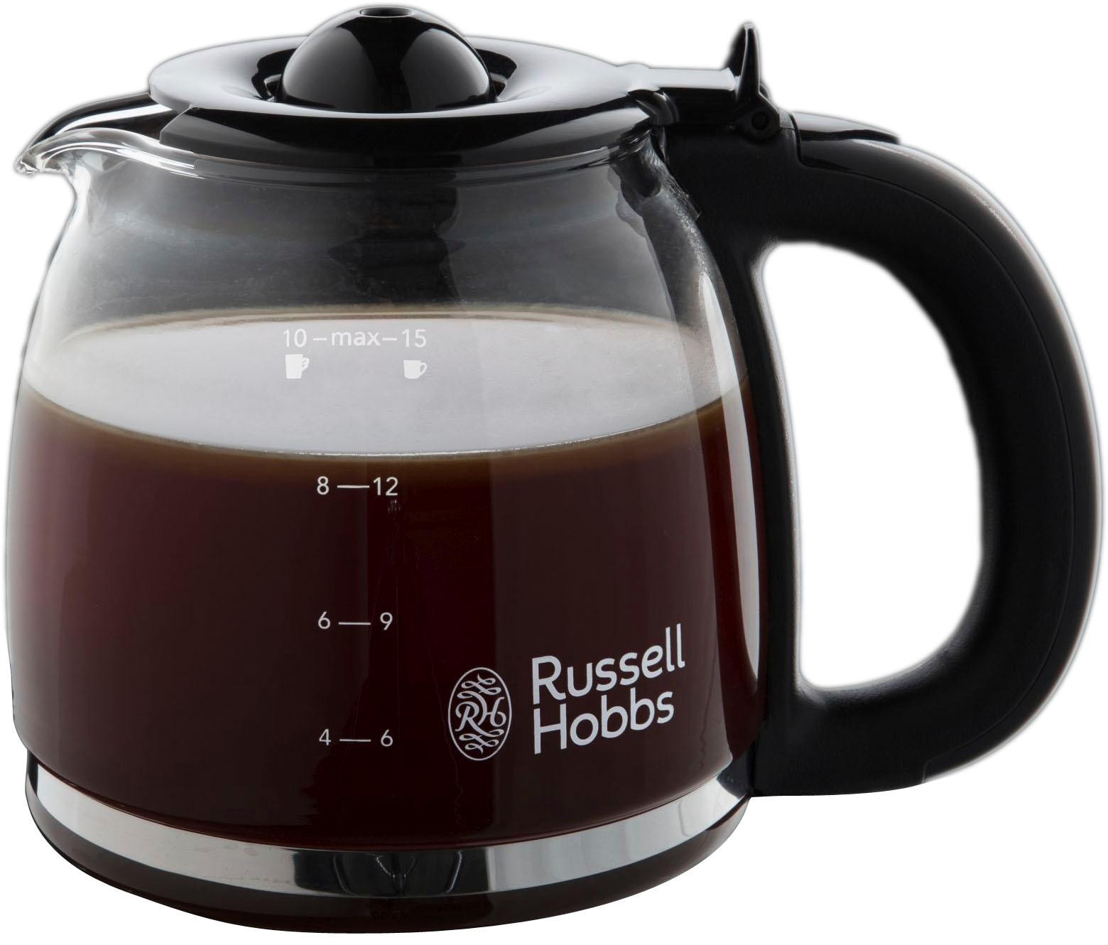 RUSSELL HOBBS Filterkaffeemaschine »Adventure 24010-56«, 1,25 l Kaffeekanne,  Papierfilter, 1x4, mit Glaskanne, 1100 Watt, Edelstahl gebürstet | BAUR