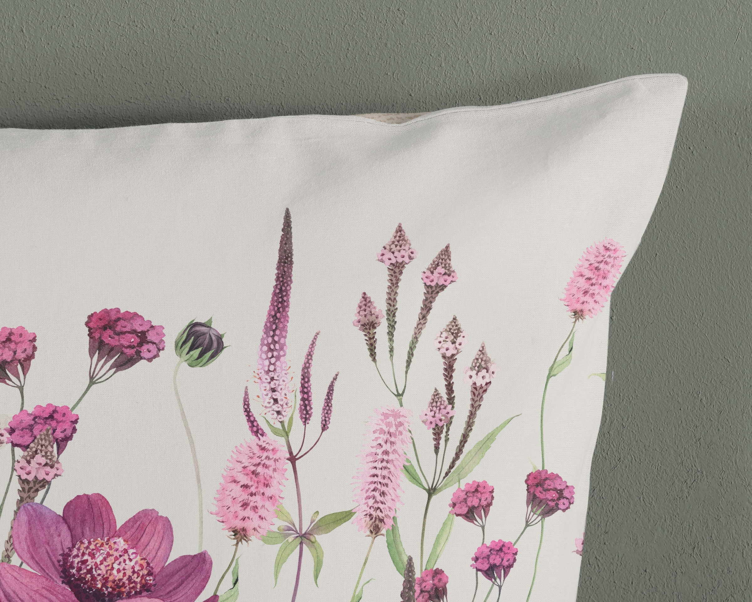 good morning Wendebettwäsche »Hala« 2 100% Baumwolle, Renforcé, Reißverschluss, Wendeoptik, Blumen