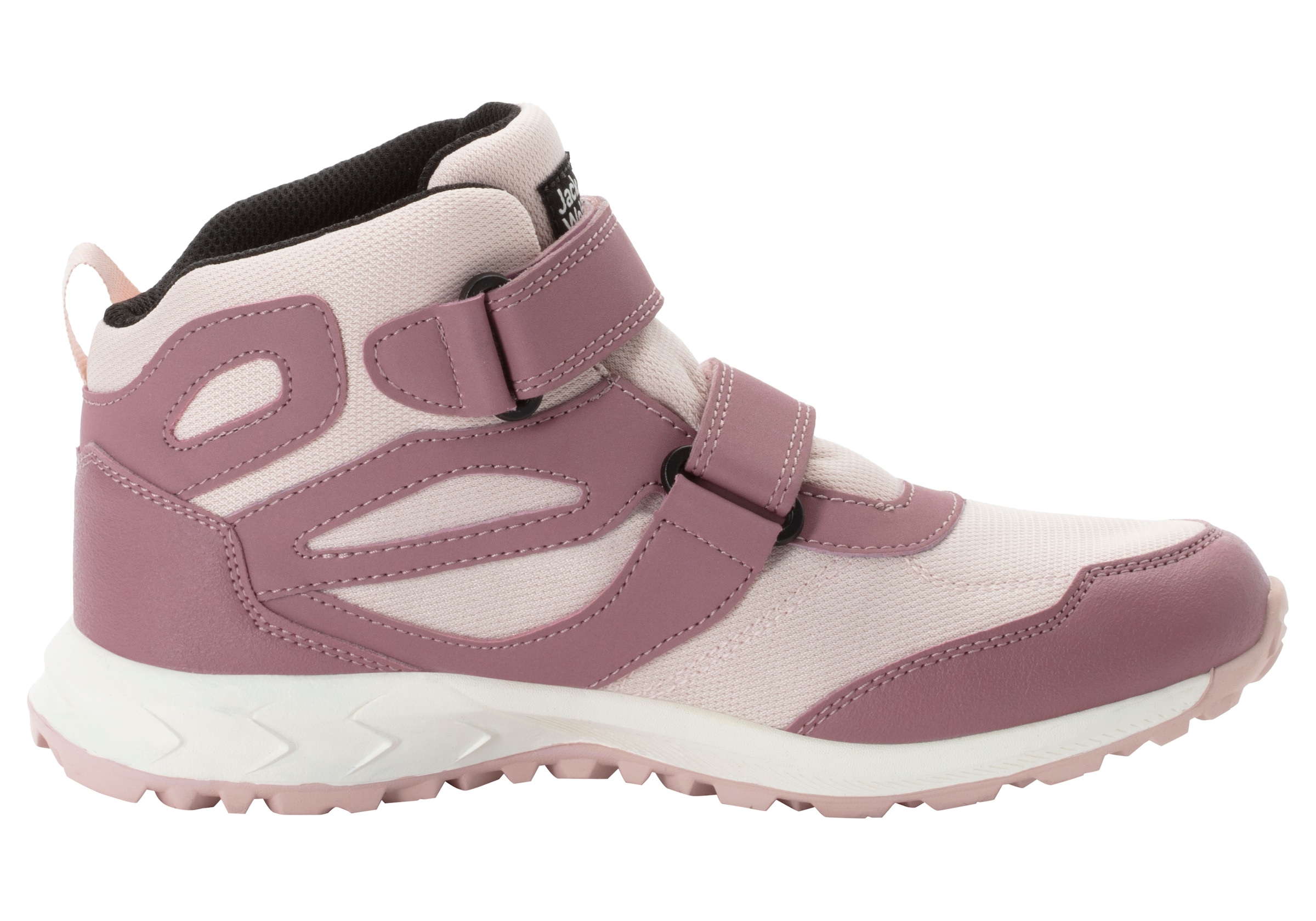 Jack Wolfskin Wanderschuh »WOODLAND TEXAPORE MID VC K«, wasserdicht mit Klettverschluss