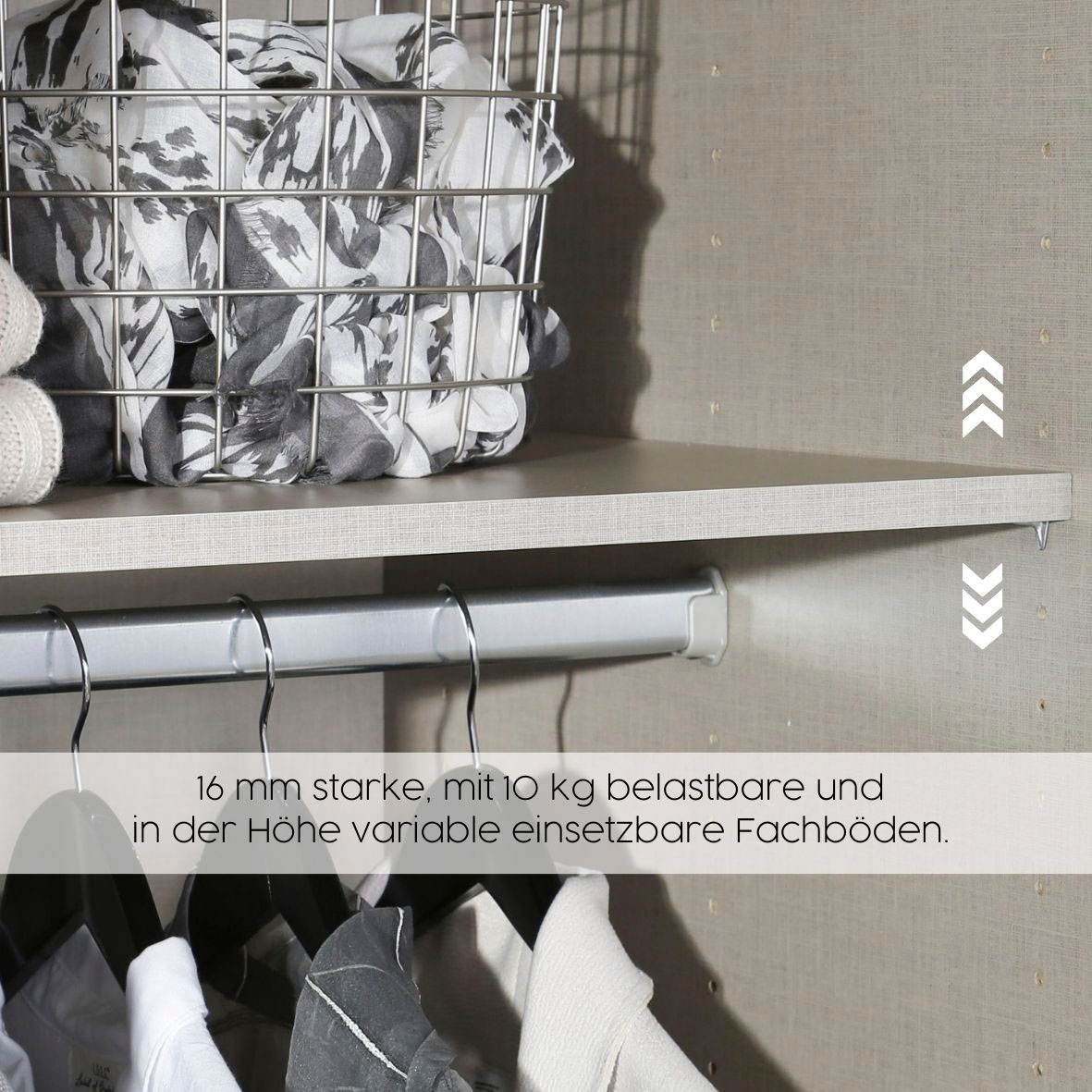 rauch Schwebetürenschrank »Kleiderschrank Schrank OTTO´S CHOICE Garderobe AGORDO«, (in zwei Griff-Farben), Top Innenausstattung, in 4 Breiten und 2 Höhen MADE IN GERMANY