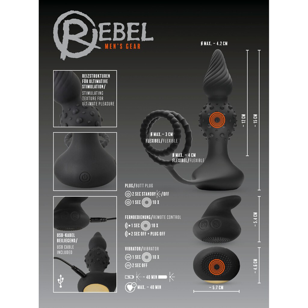 REBEL Analplug