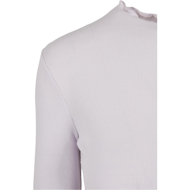 URBAN CLASSICS Langarmshirt »Damen Ladies Rib Turtelneck Longsleeve«, (1 tlg.)  für kaufen | BAUR