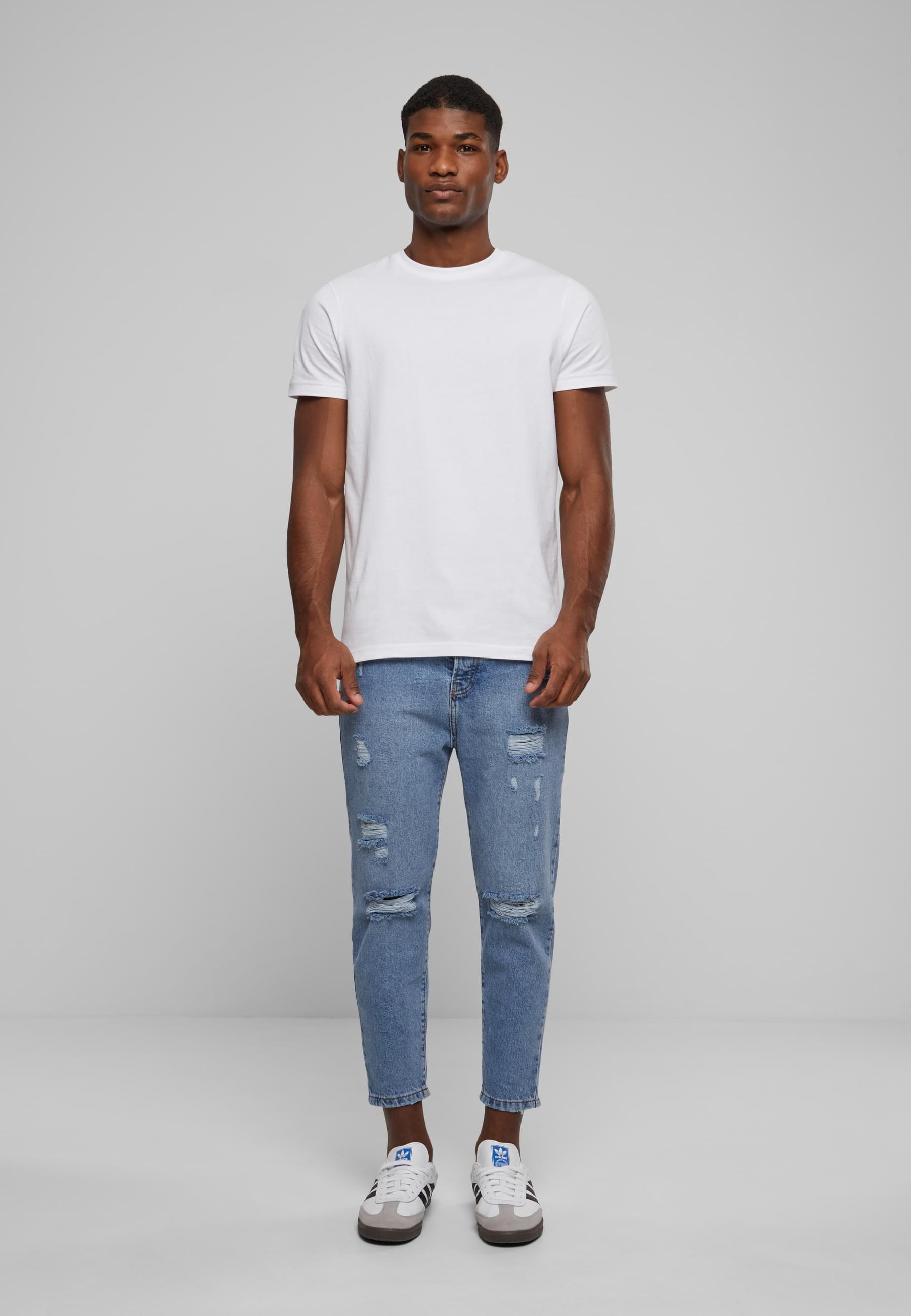 2Y Studios Bequeme Jeans »2Y Studios Herren 2Y Destroyed Relax Denim«, (1 tlg.)